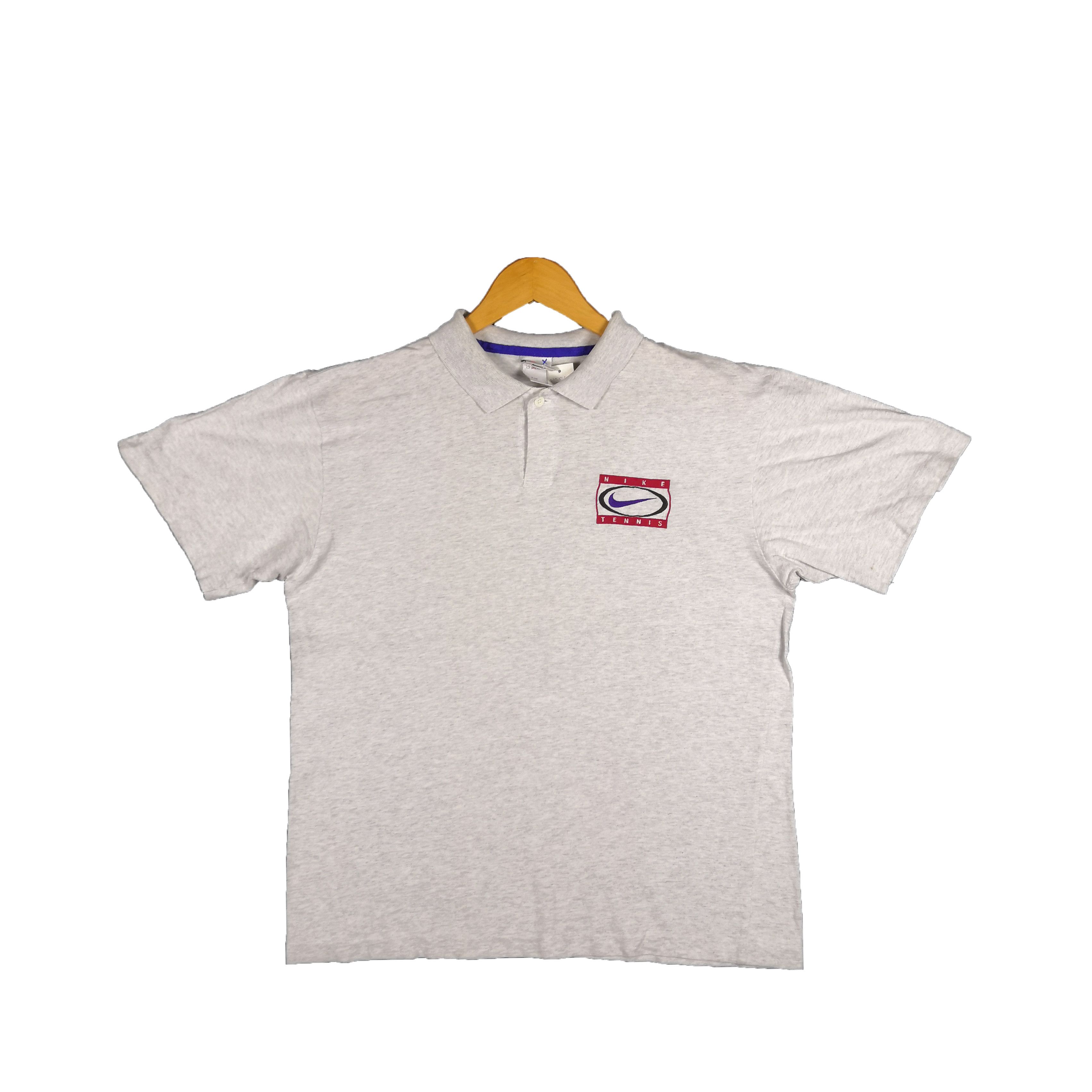 Nike Vintage 90s Nike T-Shirt Nike Swoosh Nike Court Tees Size US L / EU 52-54 / 3 - 1 Thumbnail