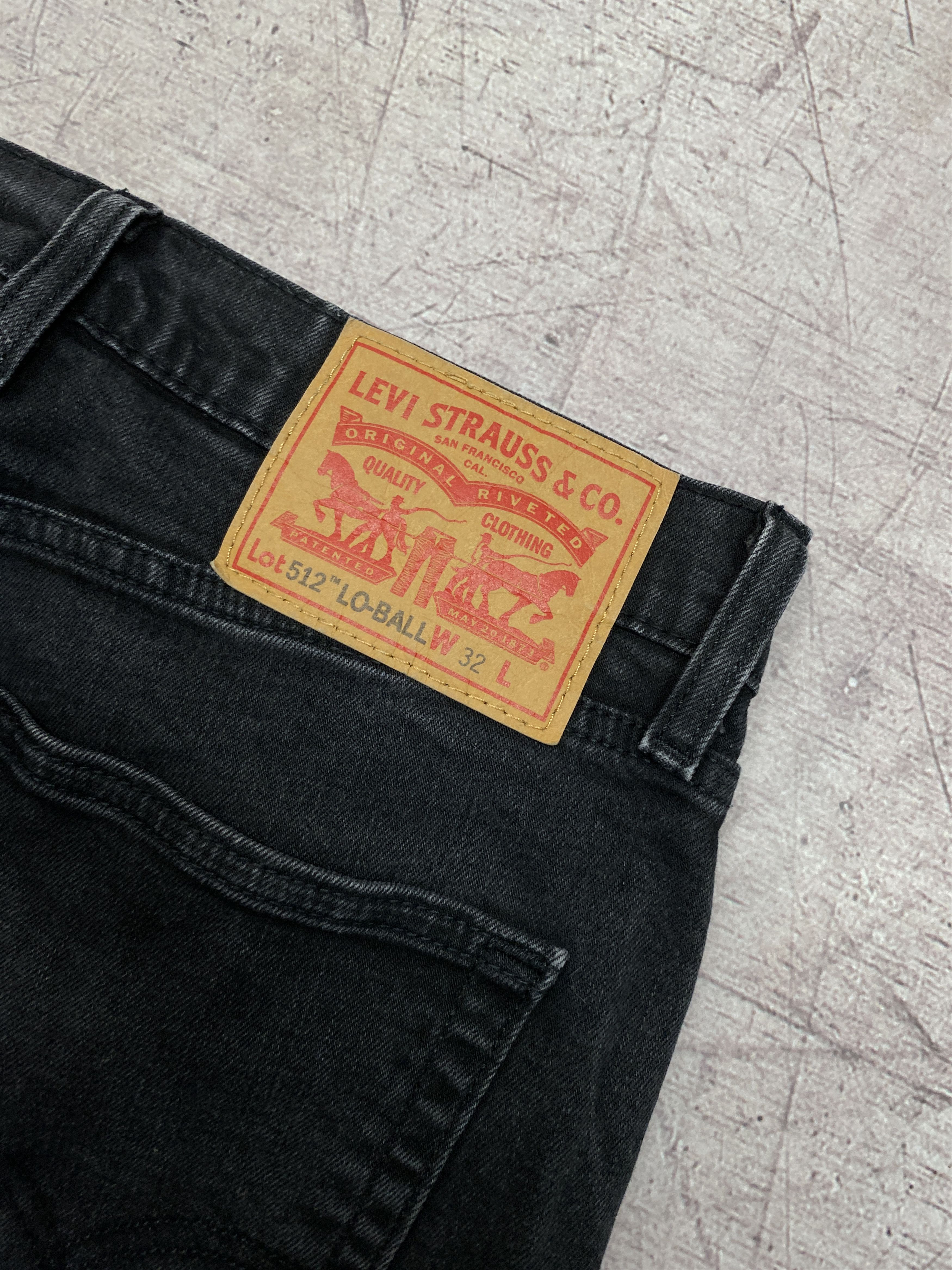 Levi's × Levi's Vintage Clothing Levi's 512 LO-BALL Mens Denim Pants Jeans Size US 32 / EU 48 - 2 Thumbnail