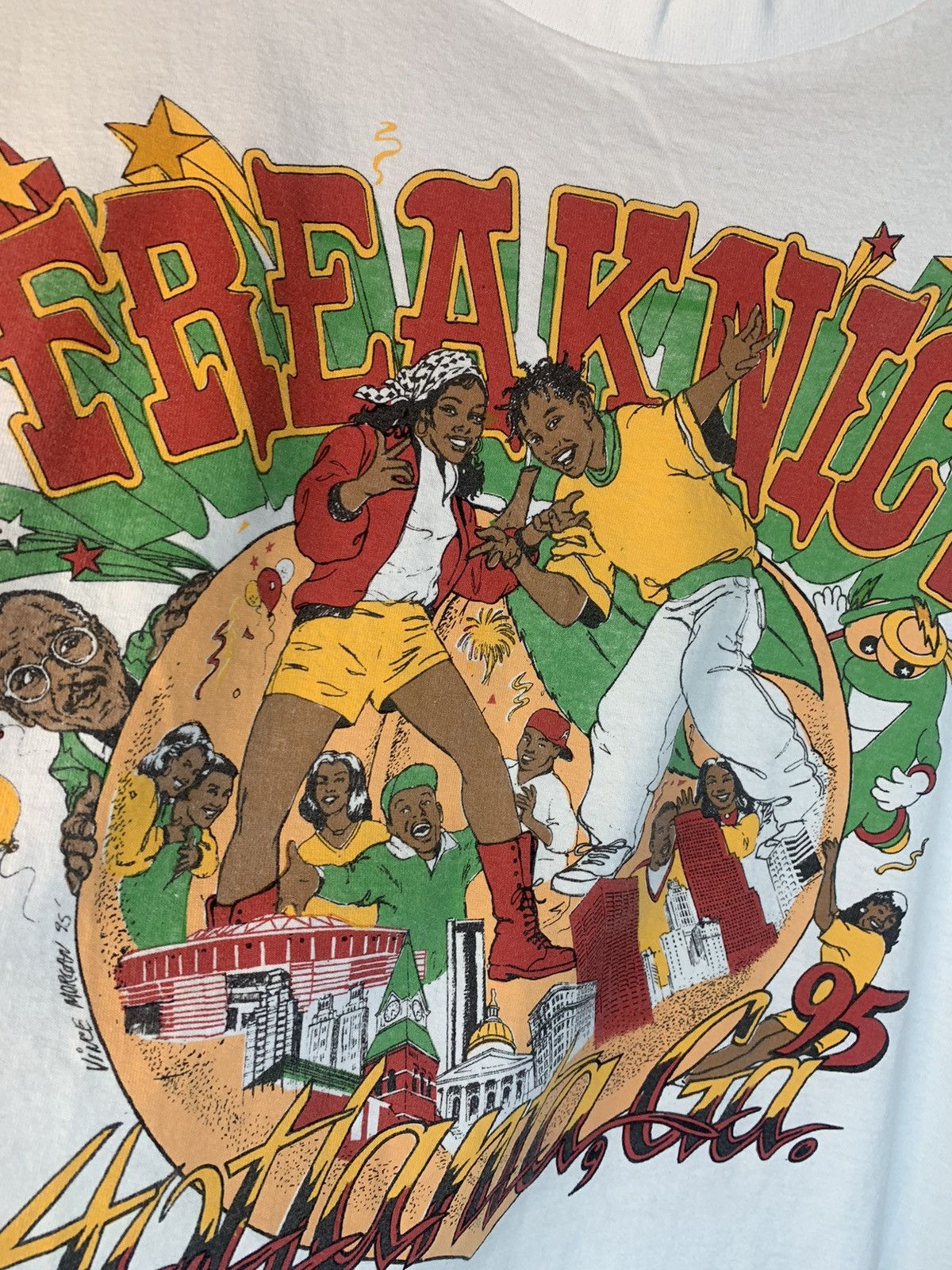 Band Tees × Rap Tees × Vintage *RARE* Vintage 1995 Freaknic Atlanta Freaknik Rap Tee Shirt Size US L / EU 52-54 / 3 - 5 Thumbnail