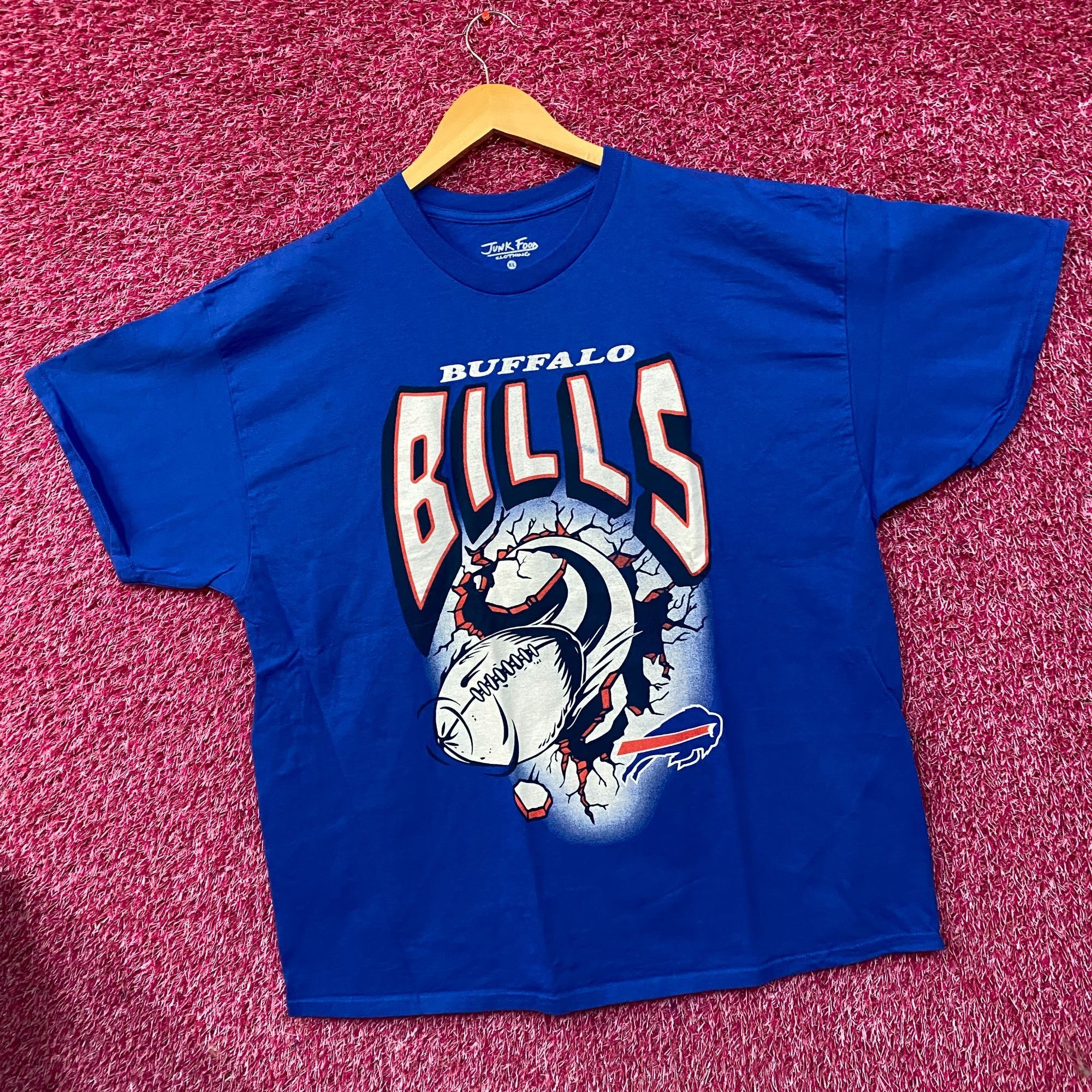 Junk Food Junk Food NFL Buffalo Bills Blue Logo T-Shirt XL Size US XL / EU 56 / 4 - 3 Thumbnail