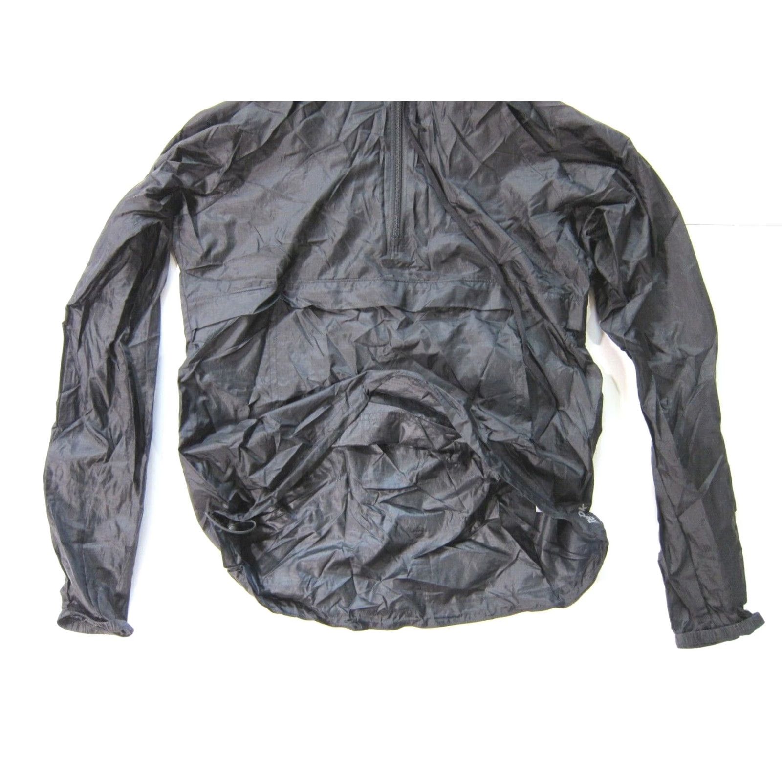 Reebok Reebok Black Lightweight 1/2 Zip Front Pocket Hooded Windbreaker Jacket Women M Size M / US 6-8 / IT 42-44 - 6 Thumbnail