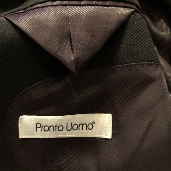 Pronto Uomo PRONTO UOMO MEN'S NEW 100%WOOL SPORT COAT BLAZER SIZE: 42R Size 42R - 5 Thumbnail