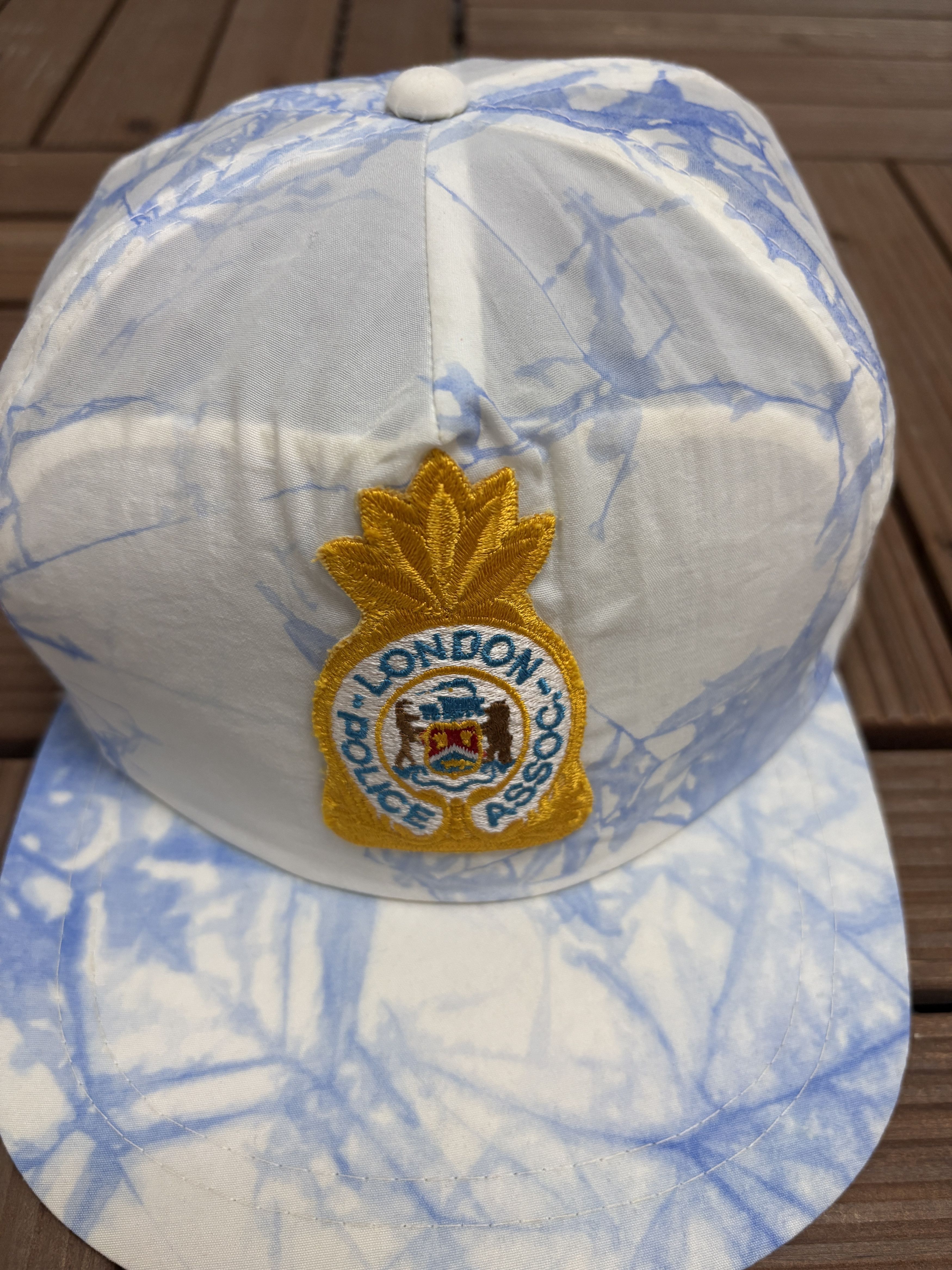 Vintage London Police Association Stitched Vintage Snap Back Hat Cap Size ONE SIZE - 3 Thumbnail