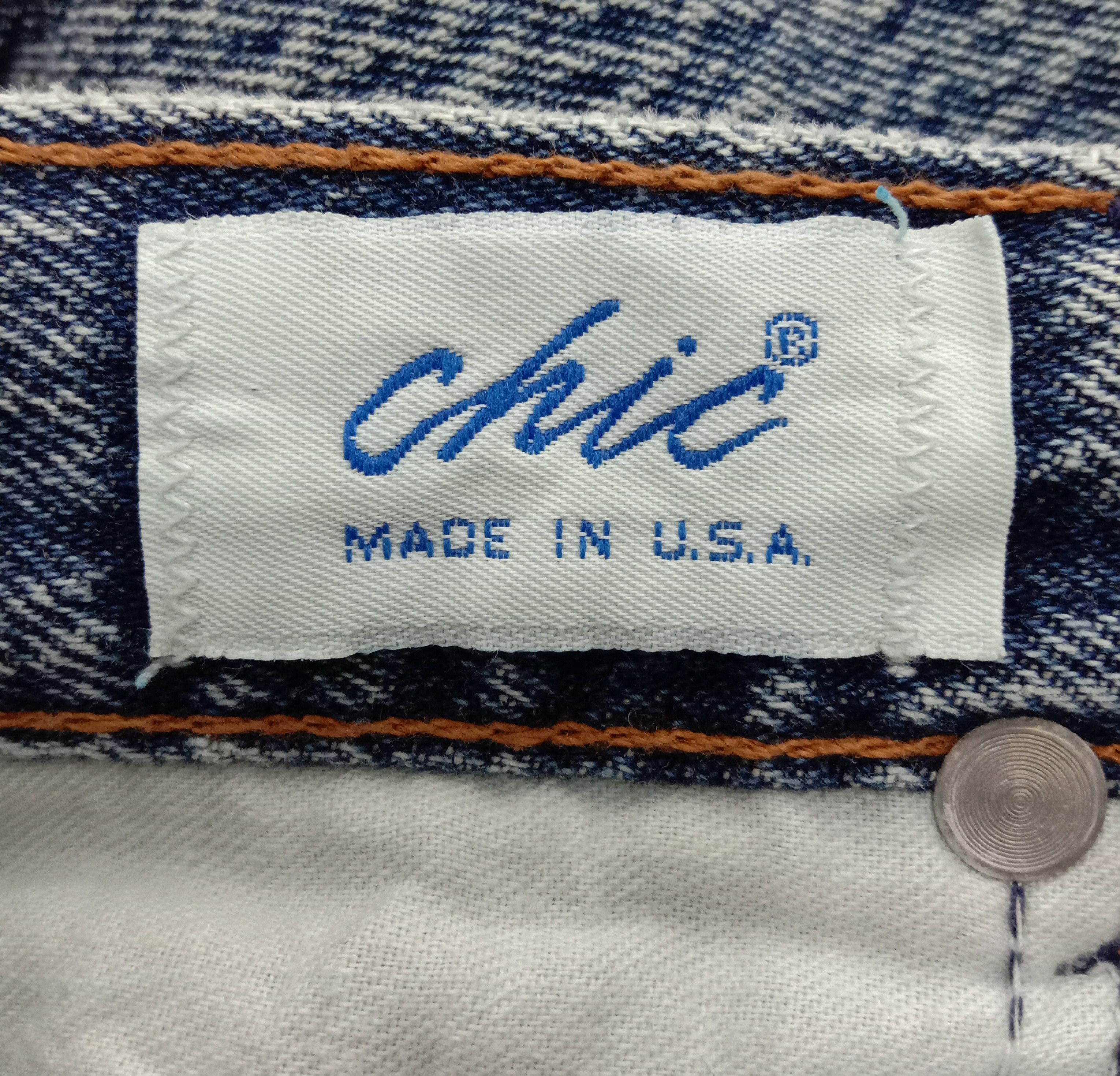 Vintage Vintage 90s CHIC Stone Wash Retro Jeans Size 33" - 13 Thumbnail