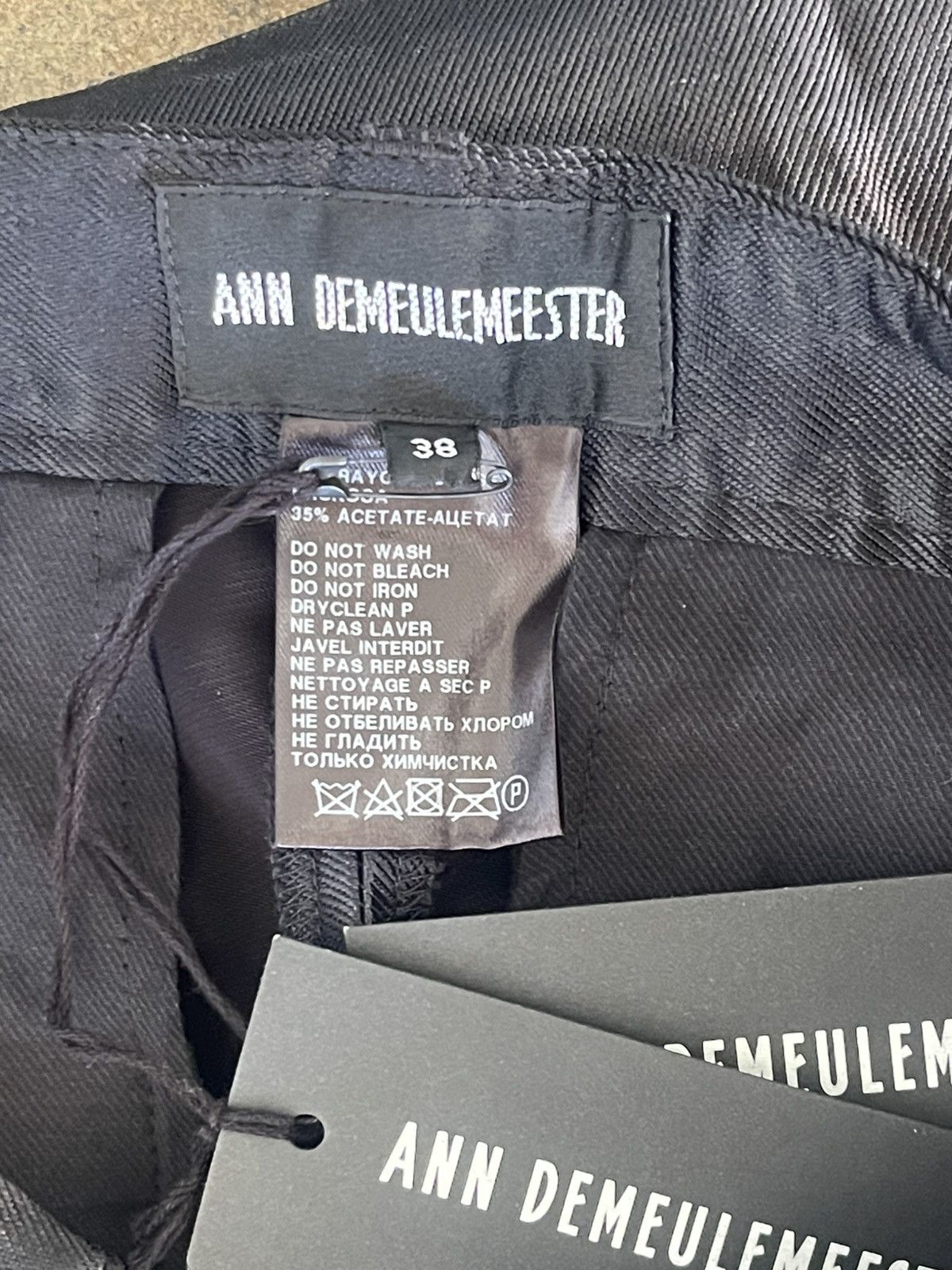 Ann Demeulemeester Ann Demeulemeester Pants Size US 30 / EU 46 - 4 Thumbnail