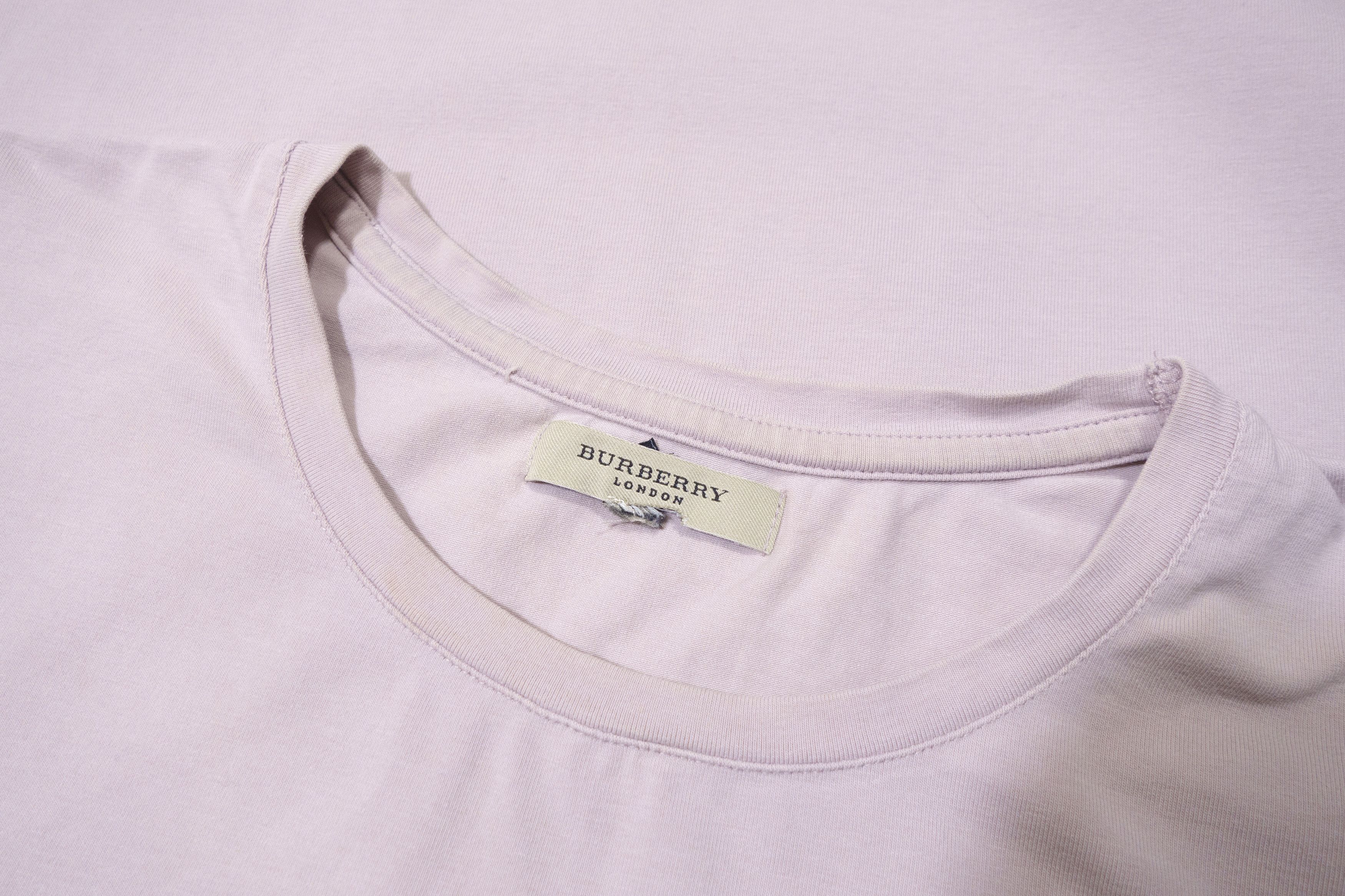 Burberry Big Logo Stretch T-Shirt Size L / US 10 / IT 46 - 7 Thumbnail
