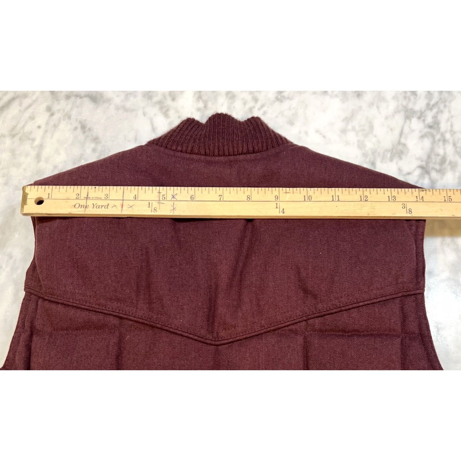 Roper Roper Vest Women’s XL 16-18 Maroon Quilted Cotton Poly Down Pockets Full Zip Vest Accessories Casual, Travel, Workwear Womens Size L / US 10 / IT 46 - 7 Thumbnail