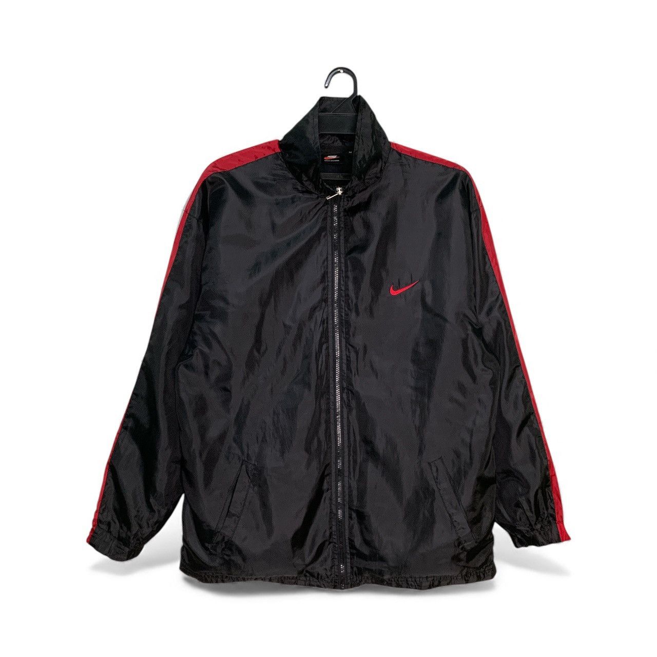 Nike Rare Design Vintage Nike Swoosh Zipper Jackets Size US M / EU 48-50 / 2 - 1 Thumbnail