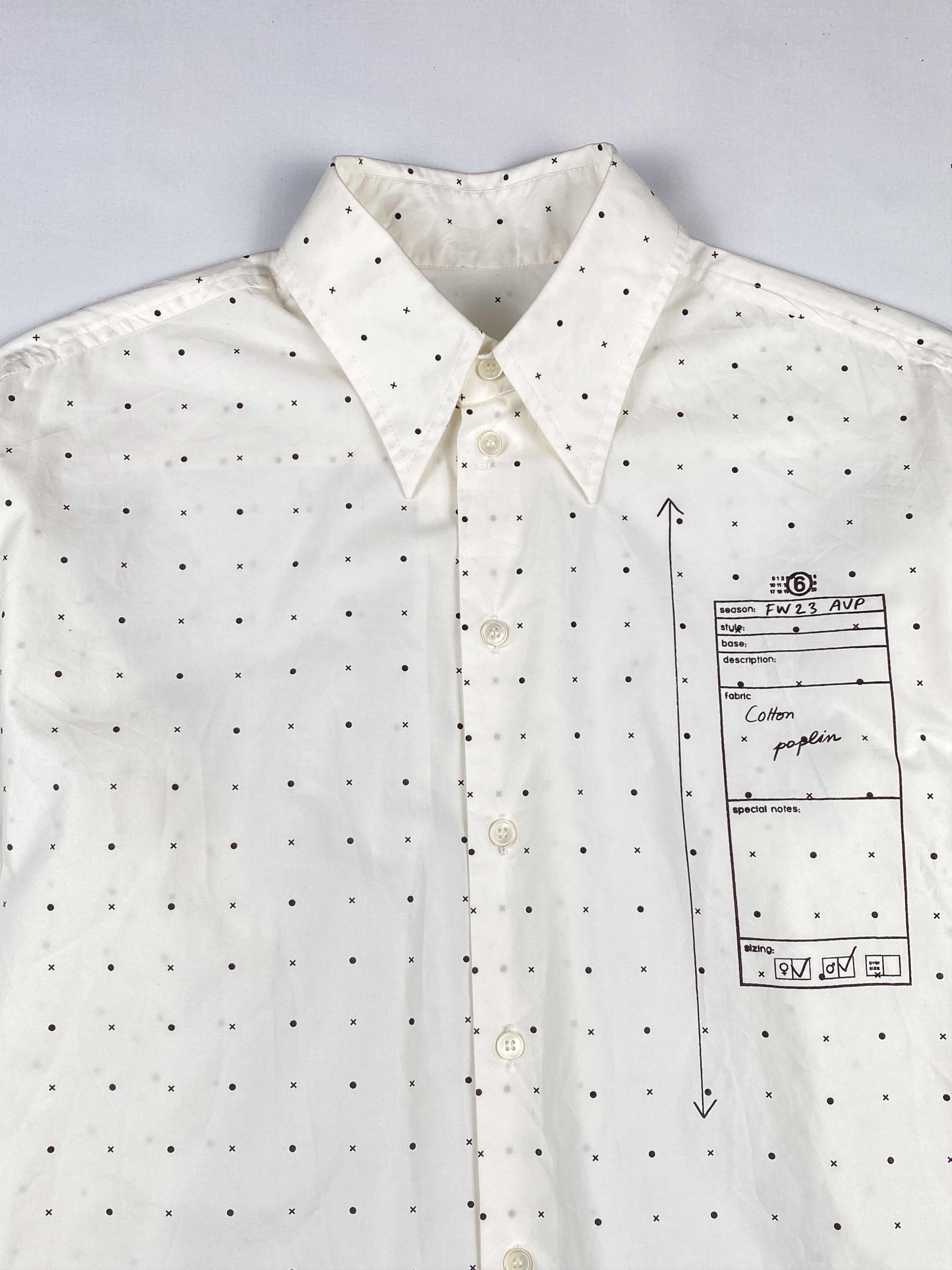 Maison Margiela MM6 F/W 2023 Avant Premiere Shirt Size XS / US 0-2 / IT 36-38 - 3 Thumbnail