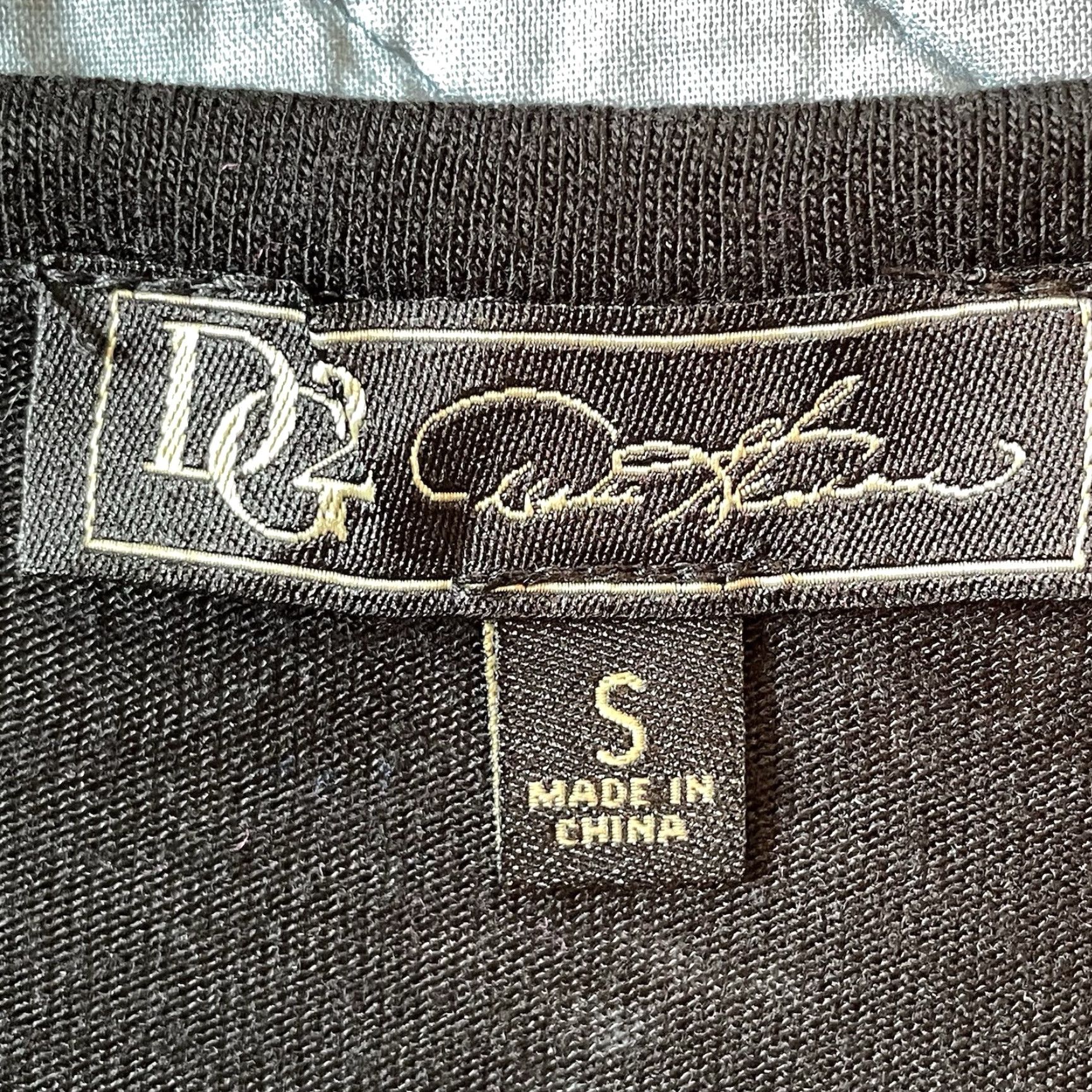 Vintage VINTAGE DG2 Diane Gilman Top Women’s Small Black Gray Leopard Studded Tee 90s Y2K Women’s Small Tee Black Gray Leopard Studded Size S / US 4 / IT 40 - 5 Thumbnail