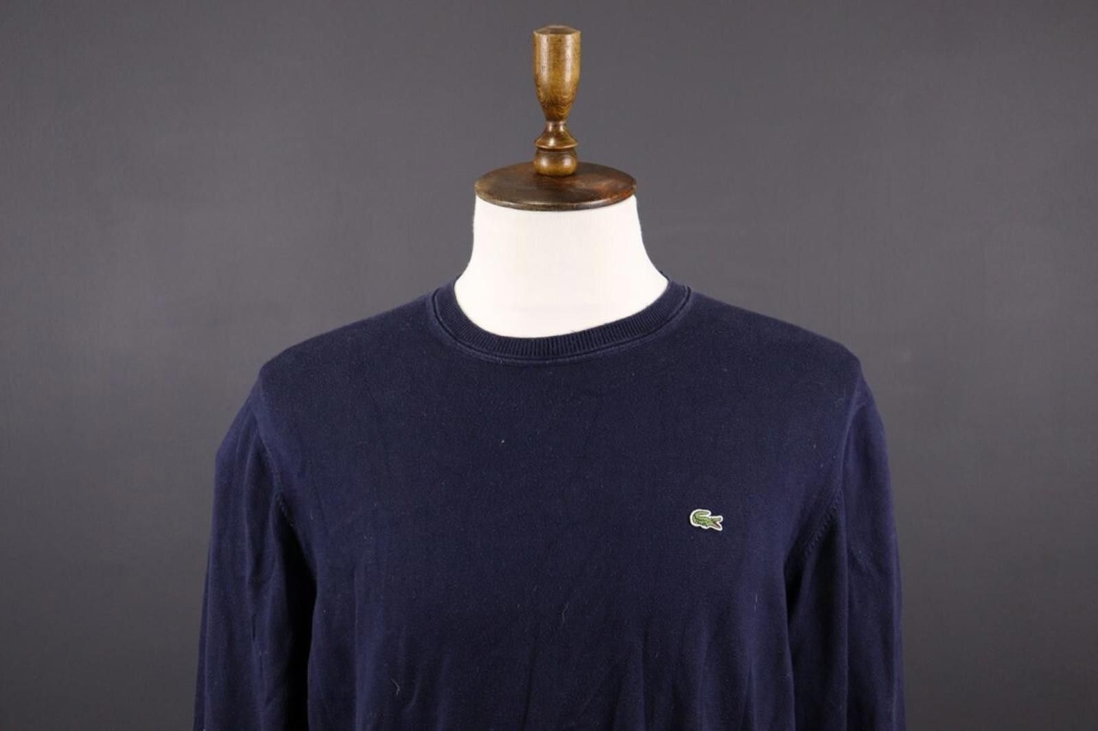 Lacoste Lacoste Blue Vintage Knit Sweater Size FR 8 / US 3XL Size US XXL / EU 58 / 5 - 3 Thumbnail