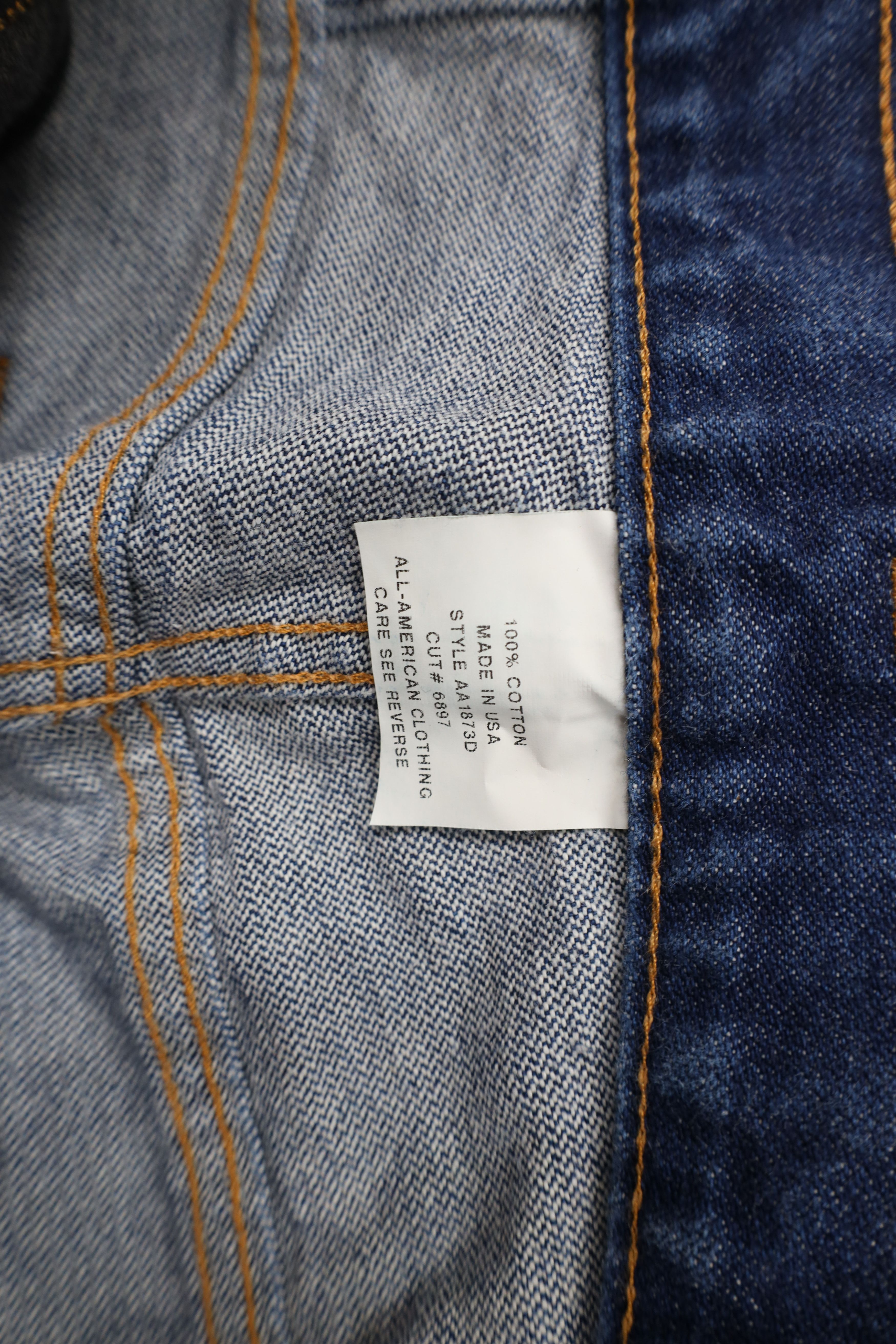 Vintage Vintage 90s Streetwear Leg Denim Jeans Blue Cotton USA Size US 32 / EU 48 - 7 Thumbnail