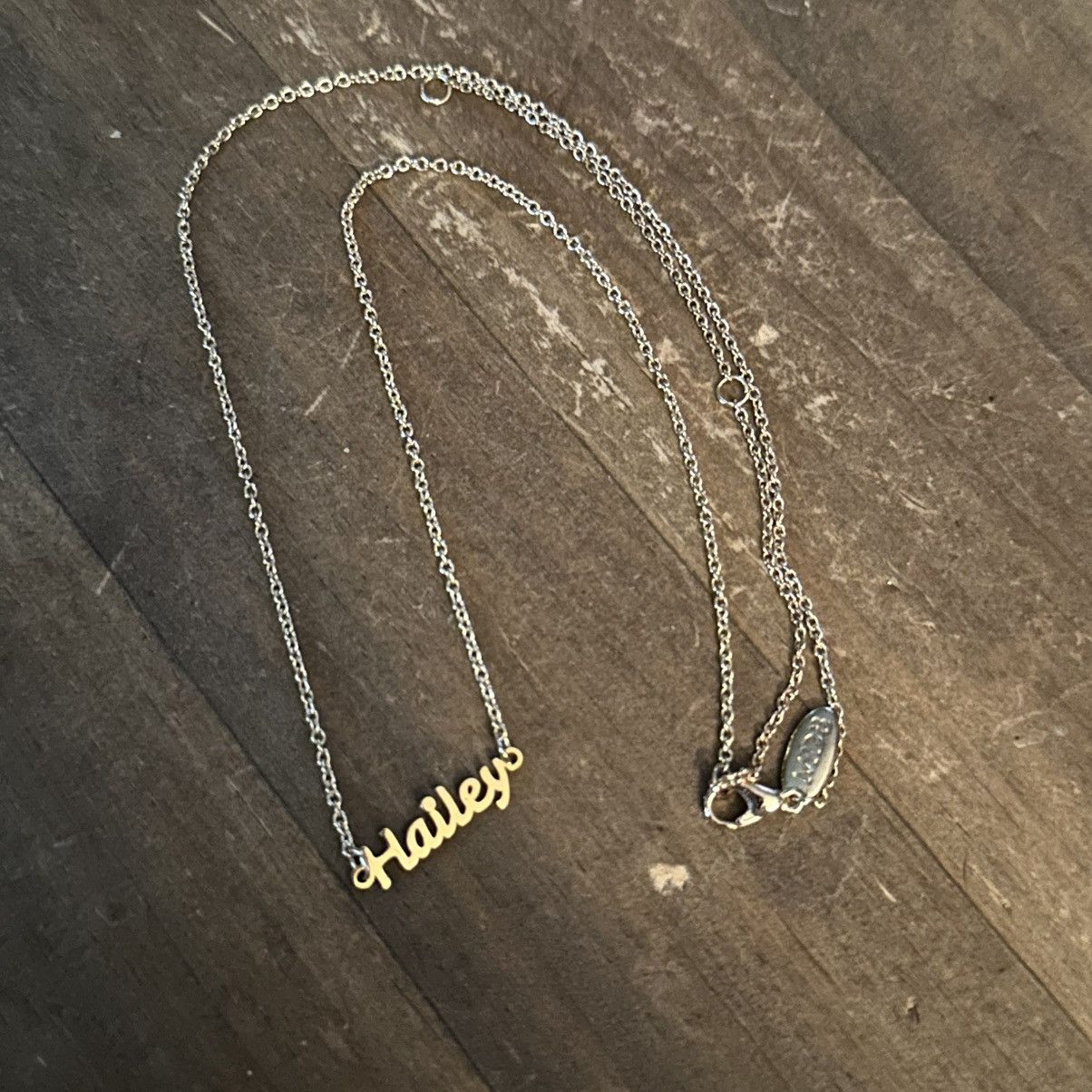 Other MDB dainty gold tone Hailey name necklace Size ONE SIZE - 2 Thumbnail