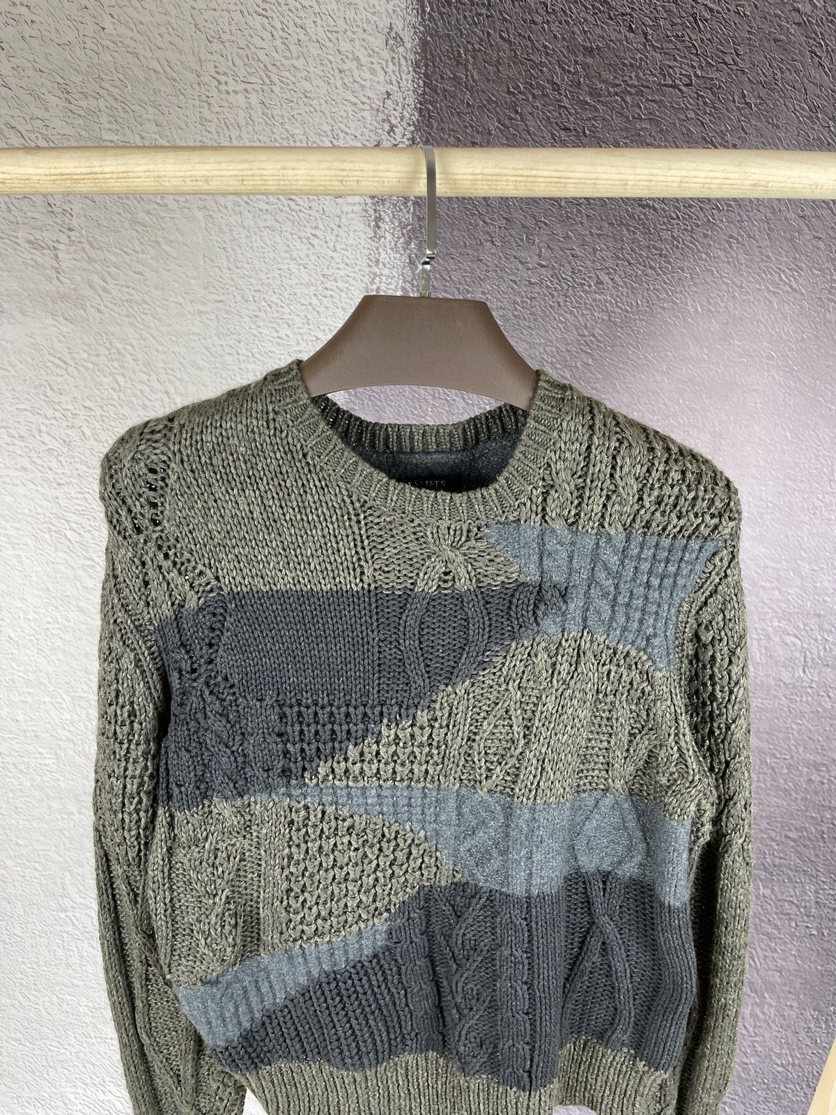 Allsaints Allsaints Minory crew colour blocked sweater knitwear Size US L / EU 52-54 / 3 - 3 Thumbnail