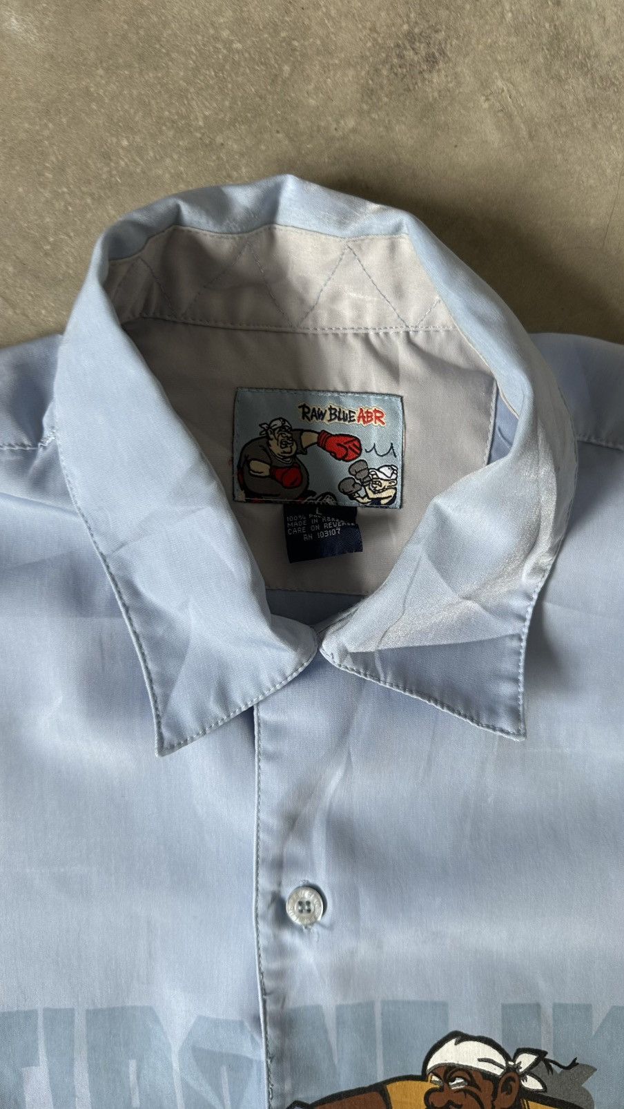 Other VINTAGE Y2K RAW BLUE ABR SHIRT Size US L / EU 52-54 / 3 - 6 Thumbnail