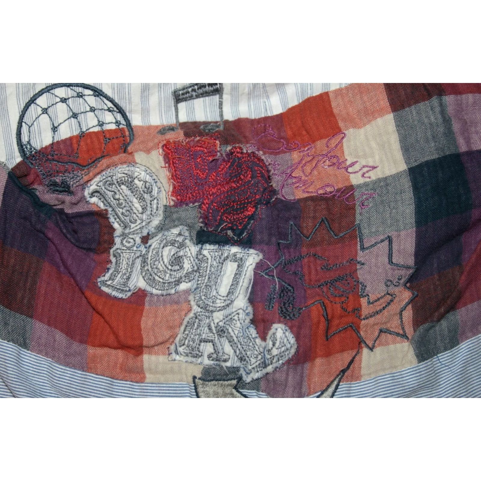 Desigual Desigual womens mini skirt Size 38 Multicoloured A-Line Cotton Size 26" / US 2 / IT 38 - 6 Thumbnail