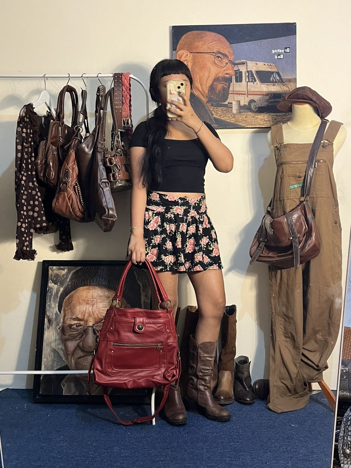 Japanese Brand Vtg red bag Size ONE SIZE - 2 Thumbnail