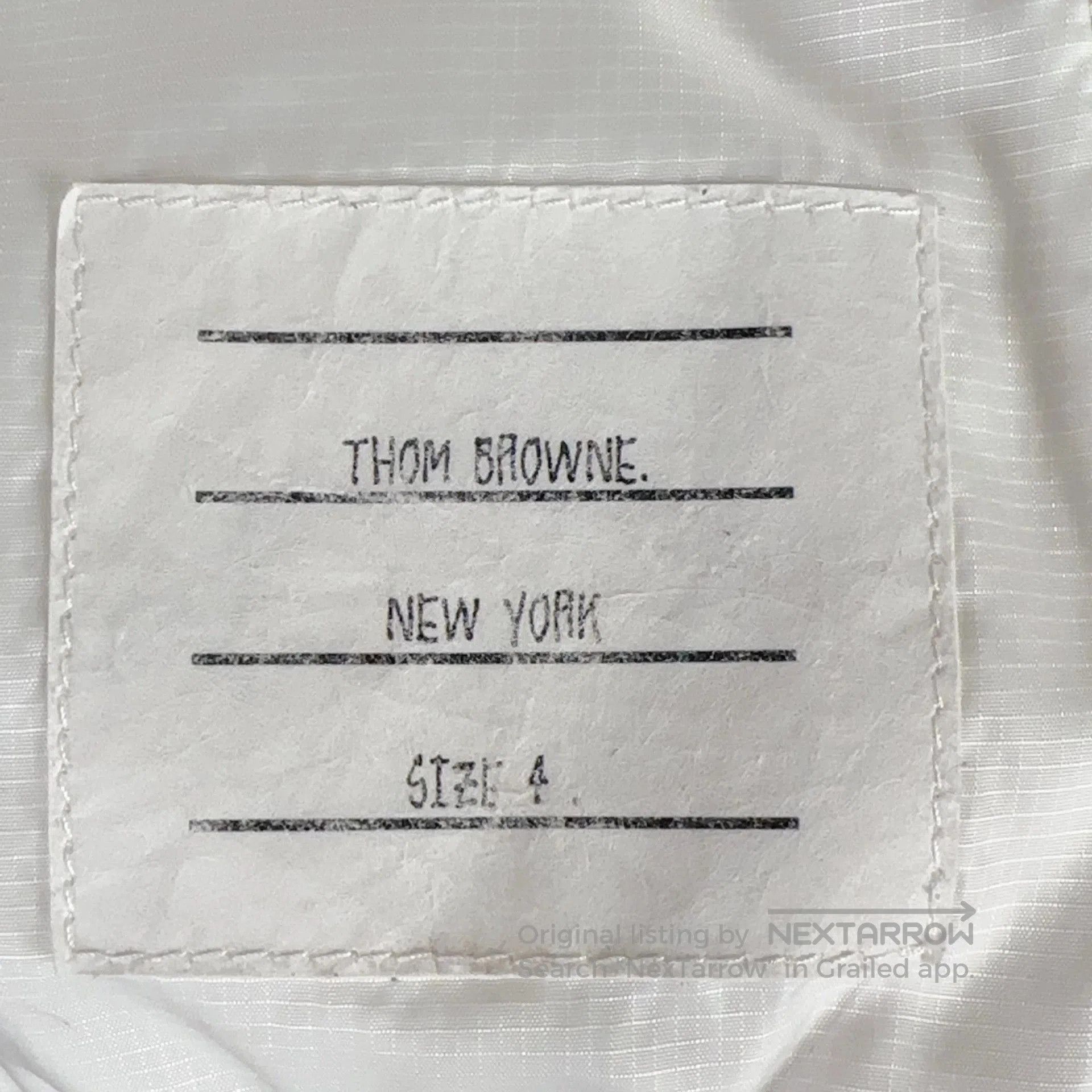 Moncler thom browne white jacket size 4. Size US L / EU 52-54 / 3 - 5 Thumbnail