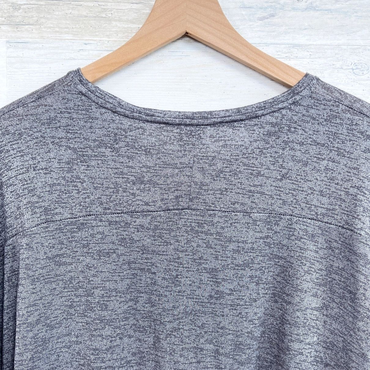 Vince Vince Metallic Stretchy Relaxed Tee Gray Long Womens M Size M / US 6-8 / IT 42-44 - 4 Thumbnail