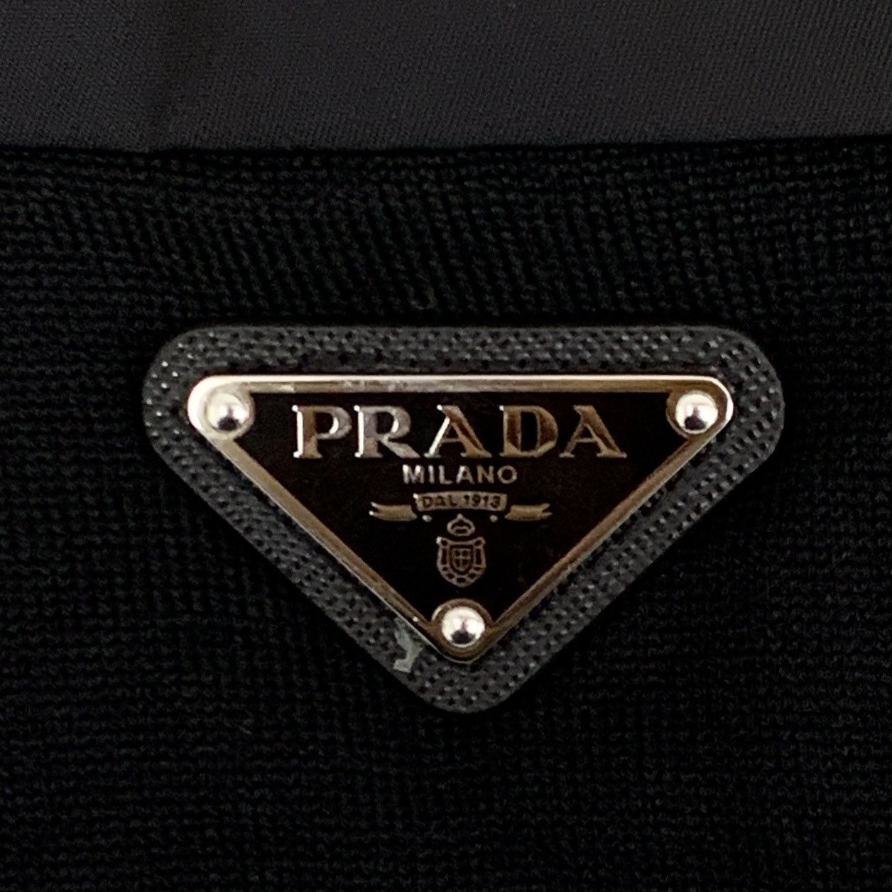 Prada Prada Black Wool Long Sleeve Knit Sweater K26WX Size US L / EU 52-54 / 3 - 6 Thumbnail