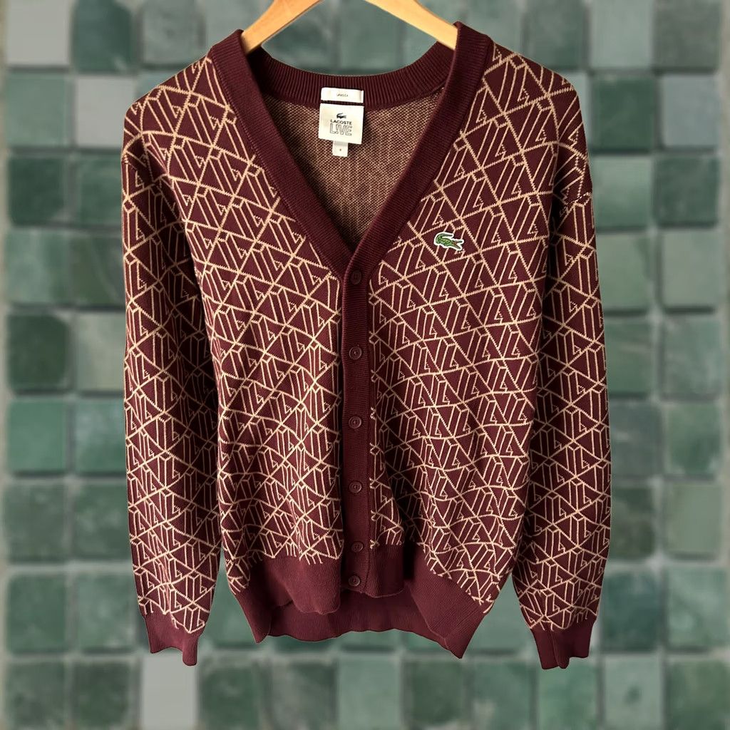 Lacoste Lacoste cool cats cardigan | Grailed