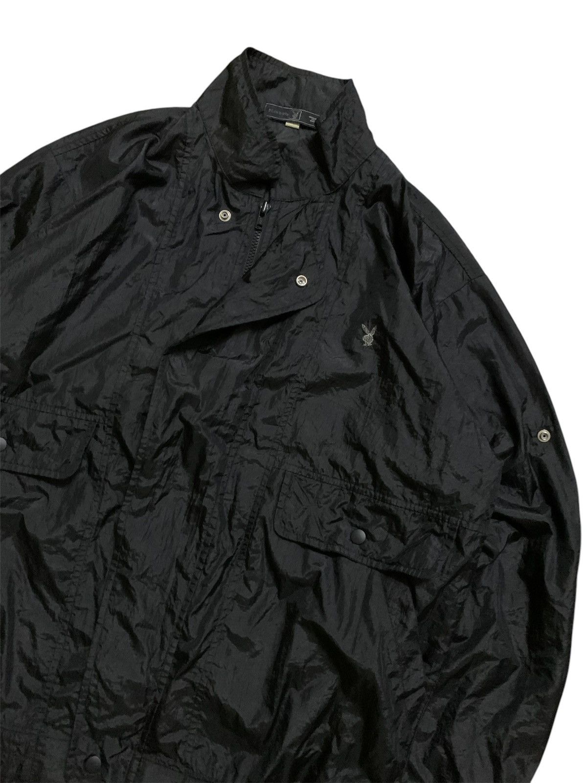 Playboy 💥Vintage Playboy Bomber Windbreaker Jacket Size US M / EU 48-50 / 2 - 2 Thumbnail