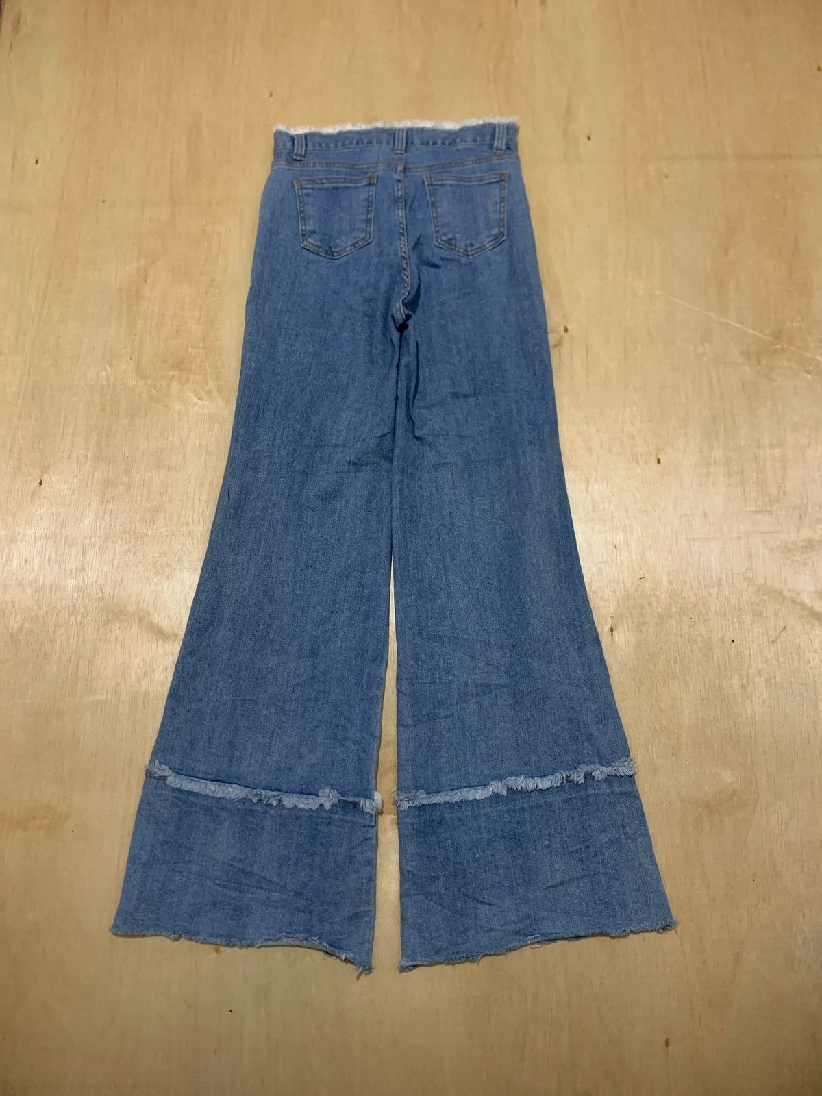 14th Addiction × 20471120 × Japanese Brand Y2k Flare DINT Denim Jeans Bootcut Size 28" / US 6 / IT 42 - 3 Thumbnail