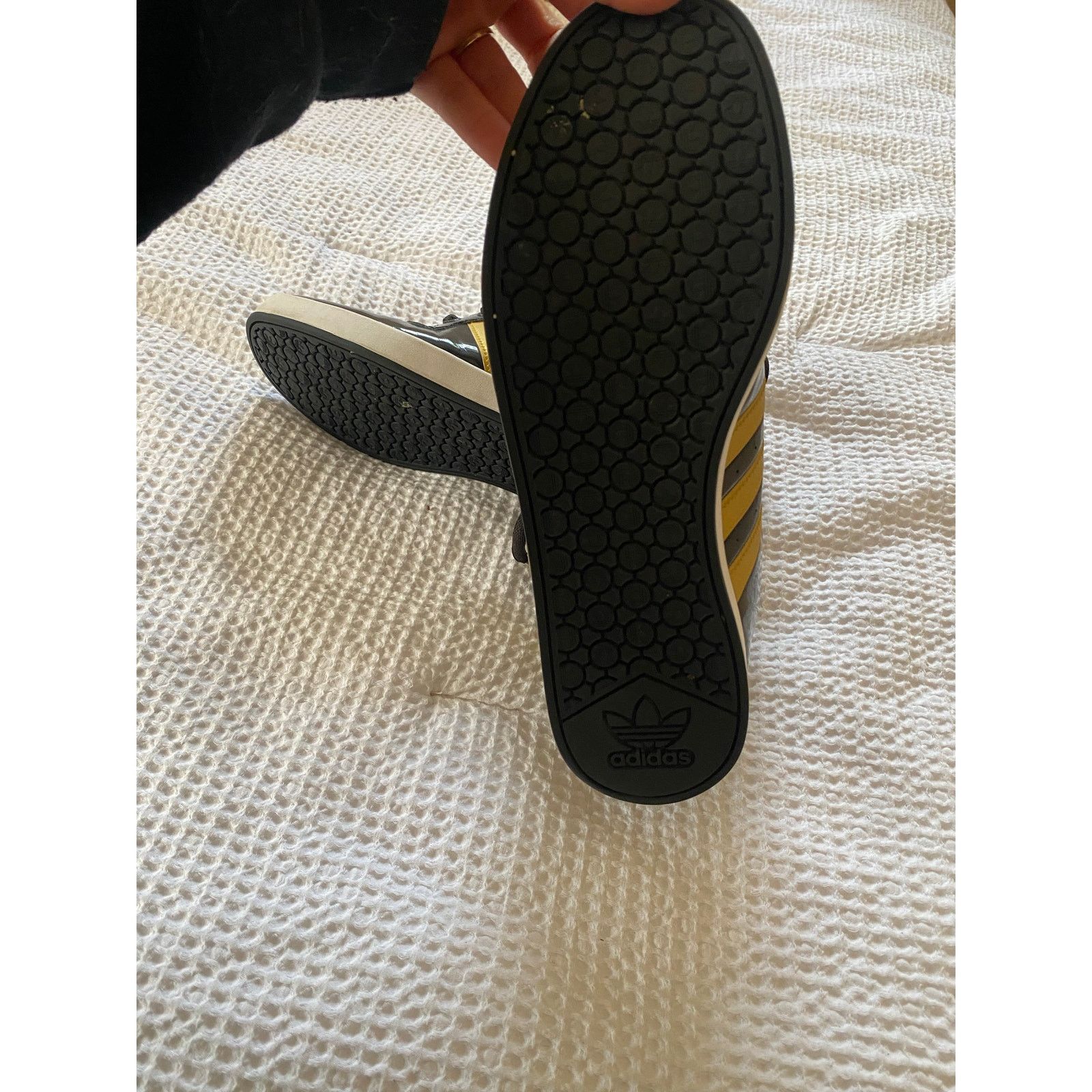 Adidas adidas Top Ten RB Men Size 9 Shoes Black Gold Patent Leather Size US 9 / EU 42 - 5 Thumbnail