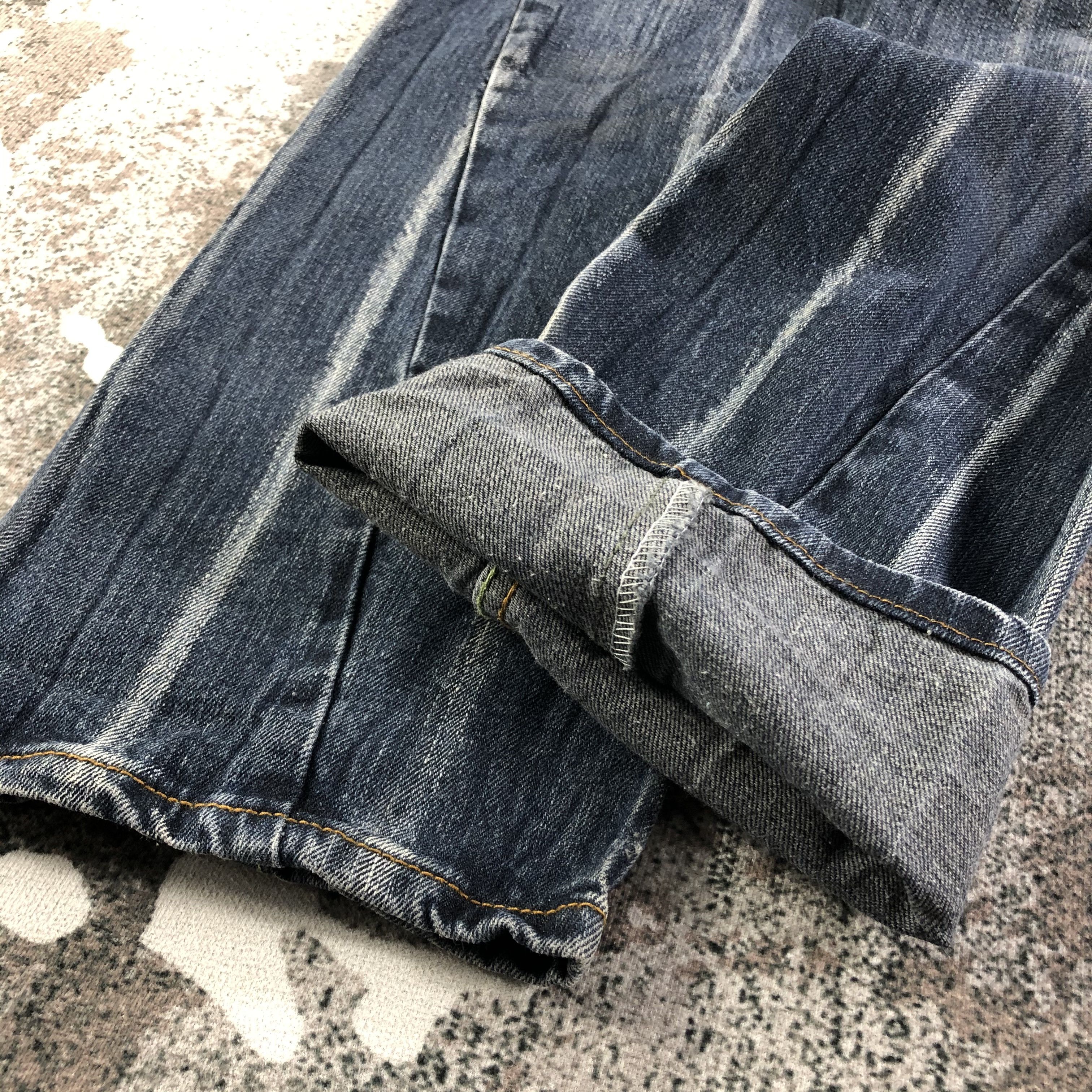 Vintage Euro Eagle Co Jeans Faded Blue Denim KJ1655 Size US 28 / EU 44 - 6 Thumbnail