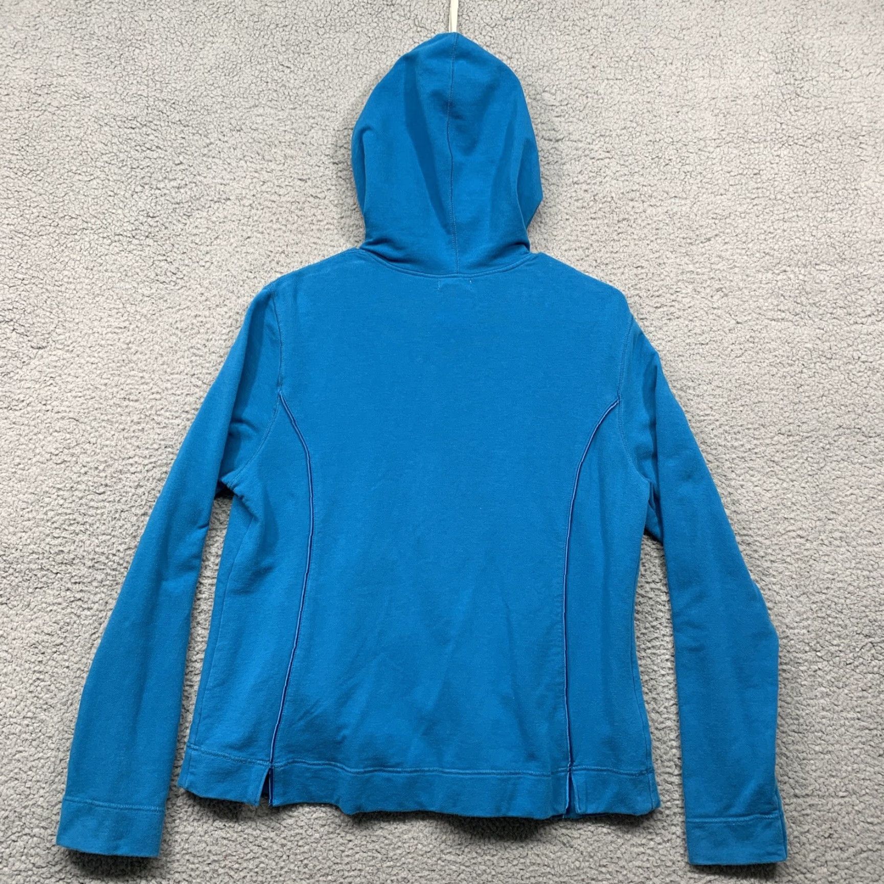 Vintage Danskin Now Hooded Jacket Women’s Athletic Size L Turquoise 2 Pockets Full Zip Size L / US 10 / IT 46 - 5 Thumbnail