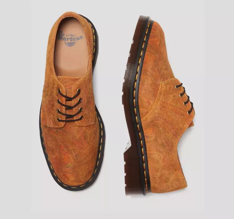 Dr. Martens DR. MARTENS THE SMITHS MARBLED SUEDE SHOES Size US 11 / EU 44 - 7 Thumbnail