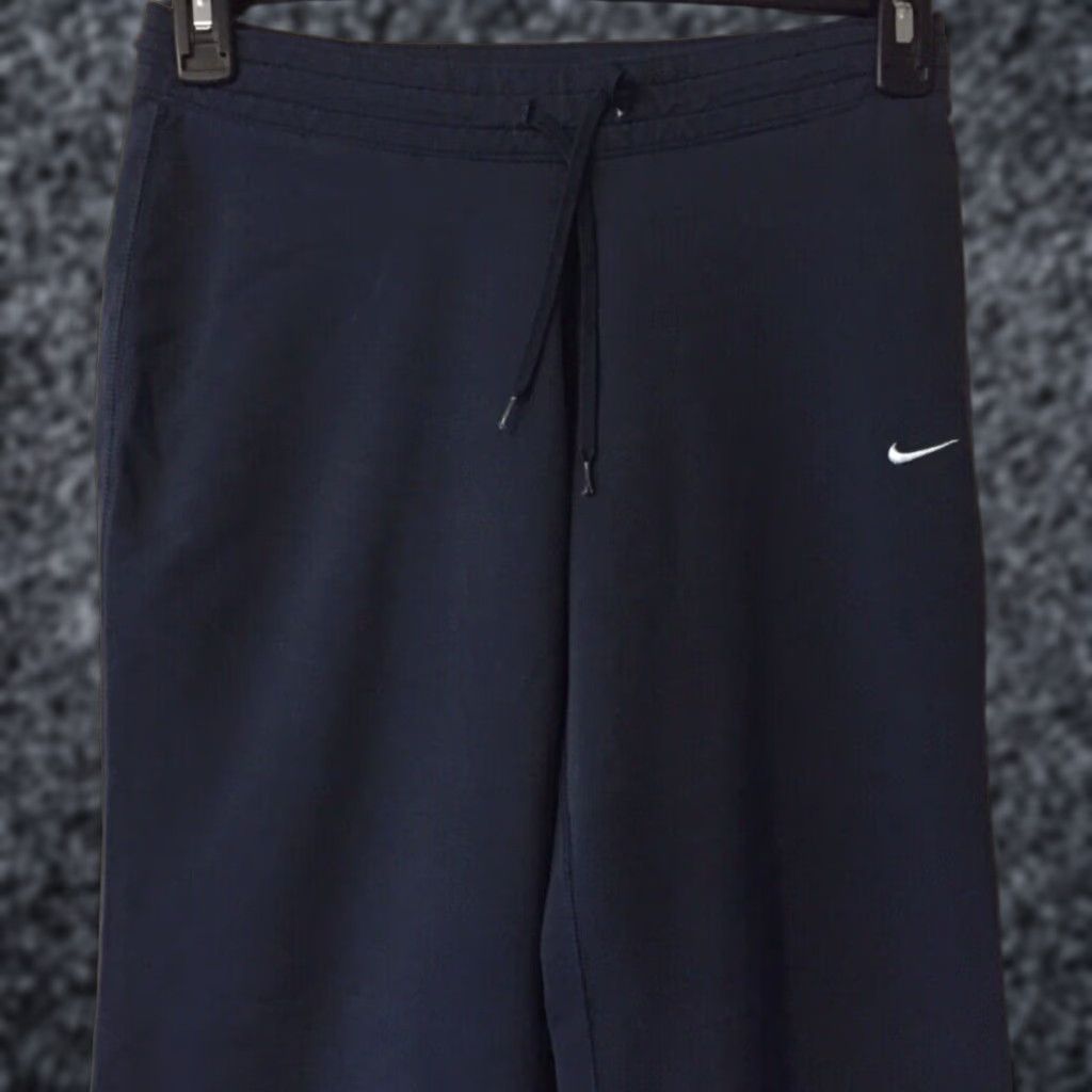 Nike NIKE Fit Dry Black Yoga Pants XS 30-33 Inseam 27.5 Drawstring Mid-rise Women's Yoga Pants Size 26" / US 2 / IT 38 - 1 Thumbnail