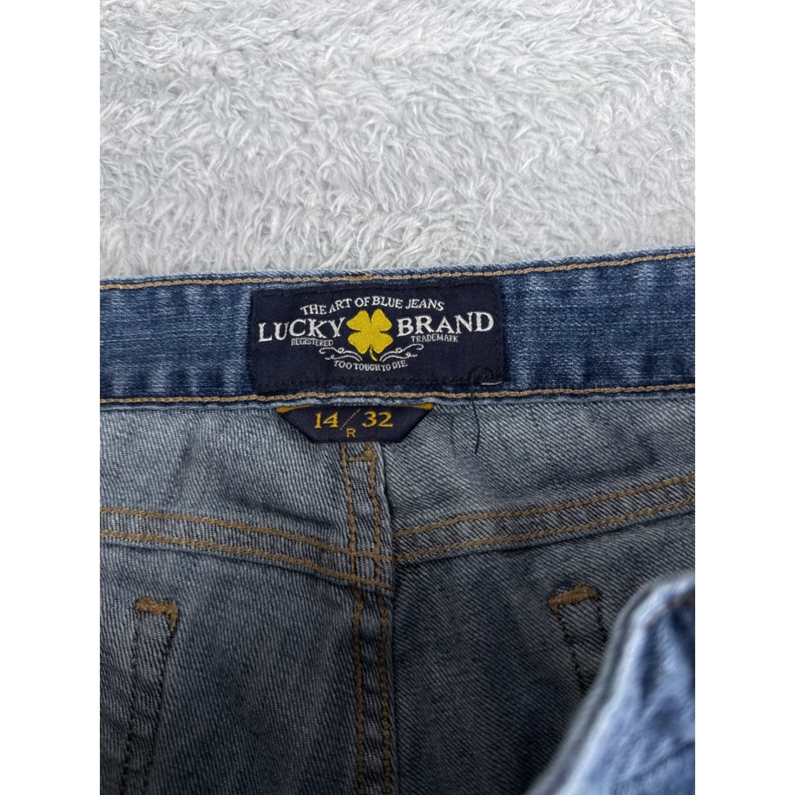 Lucky Brand Lucky Brand Jeans Women 14 Blue Denim Bootcut Mid Rise Cotton Blend 32x30 Vintage USA 5-Pocket Mens? Size 36" / US 14 / IT 50 - 6 Thumbnail