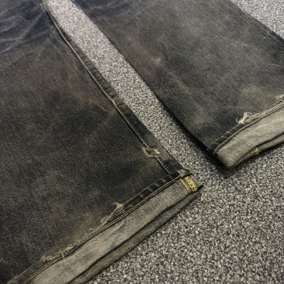 Studio D'Artisan Vintage Selvedge Dry Bones Fading Japanese Raw Denim Size US 32 / EU 48 - 10 Thumbnail