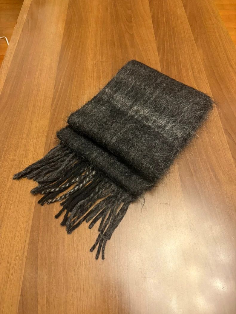 Saint Laurent Paris Saint Laurent Paris 20 FW catwalk grey plaid fringed cashm Size ONE SIZE - 5 Thumbnail