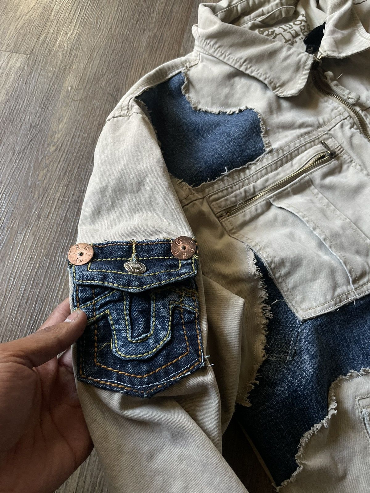 Other 1of1 True Religion X PLUGG 1983 Distressed Work Jackey Size US XL / EU 56 / 4 - 6 Thumbnail