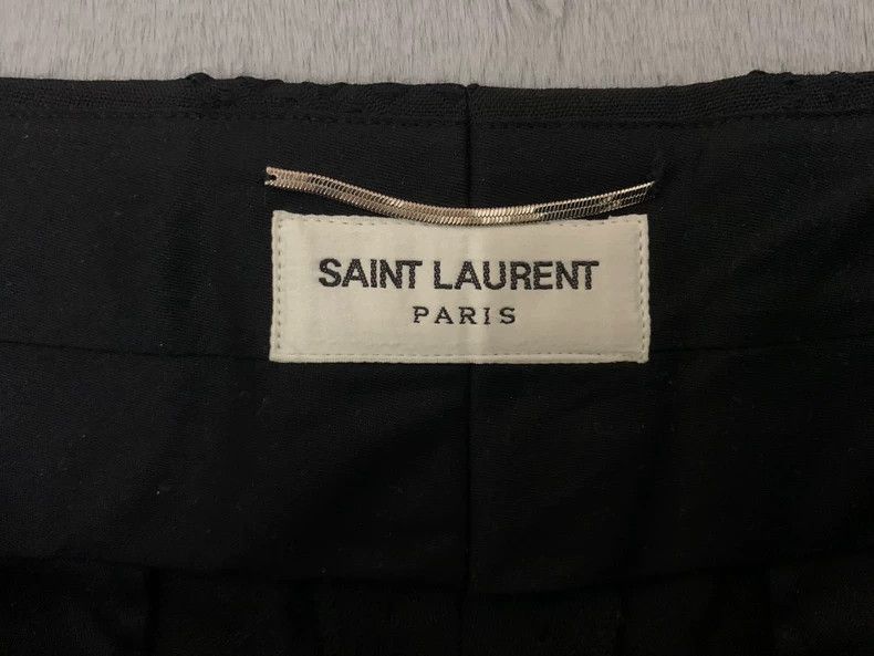 Saint Laurent Paris Saint Laurent Paris size 52 Black diamond stripe micro-tru Size US 36 / EU 52 - 3 Thumbnail