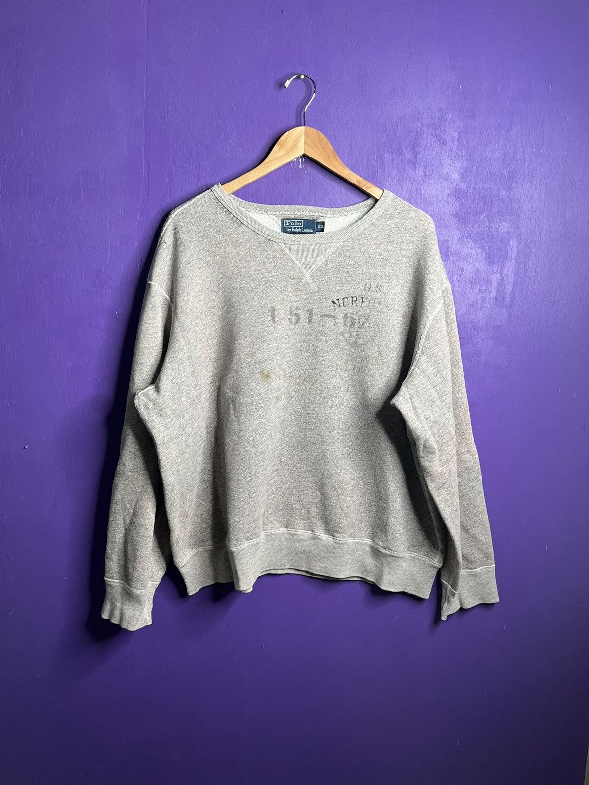 Polo Ralph Lauren × Vintage Vintage 90s Polo Ralph Lauren double v remake sweatshirt Size US XXL / EU 58 / 5 - 1 Thumbnail