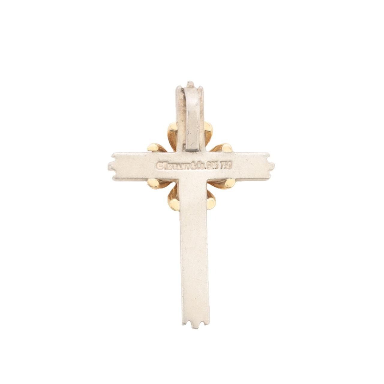 Tiffany & Co. Tiffany & Co. Signature Cross Pendant Silver and 18k Gold Size ONE SIZE - 2 Thumbnail