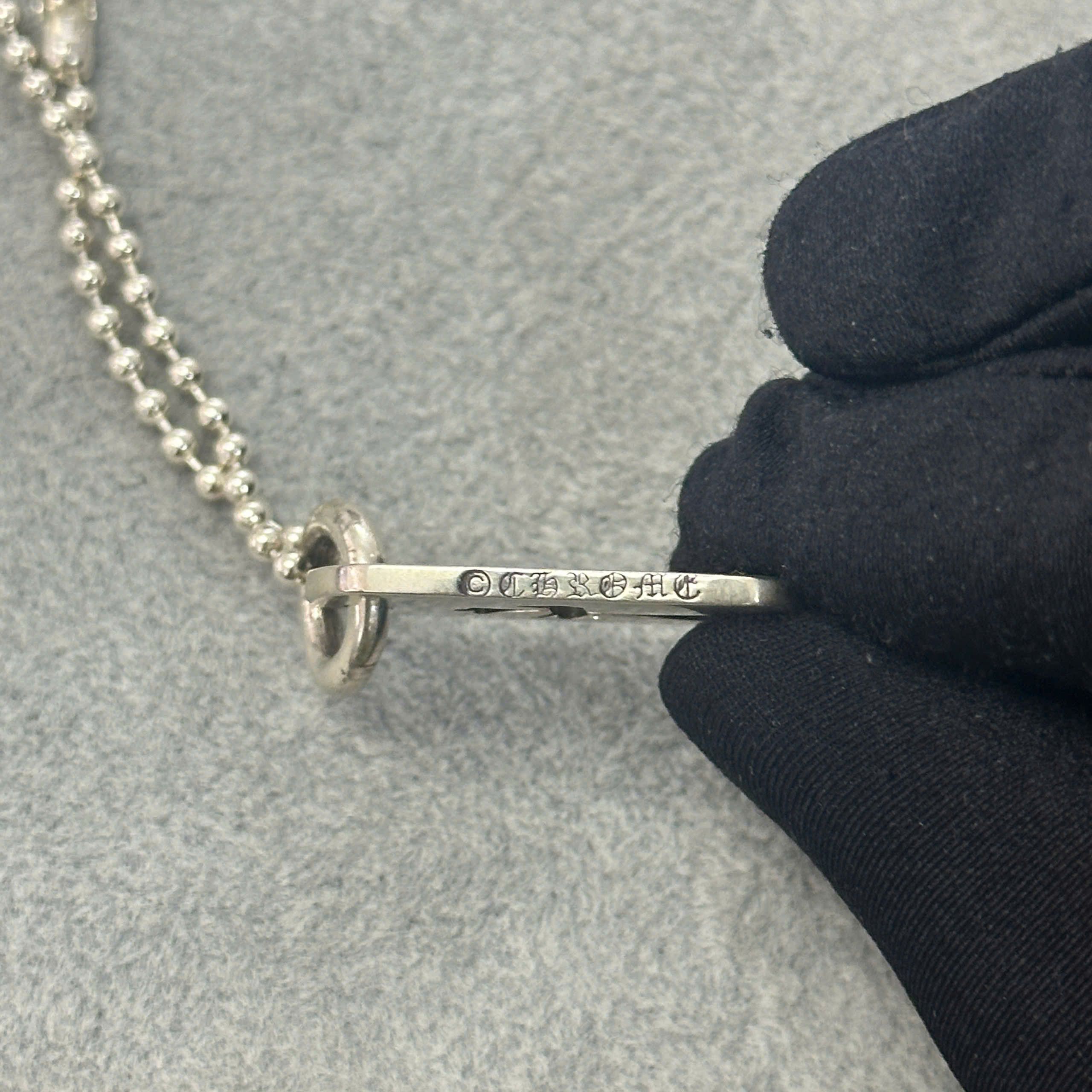 Chrome Hearts Chrome Hearts Dog SML Coss sliver necklace Size ONE SIZE - 8 Thumbnail