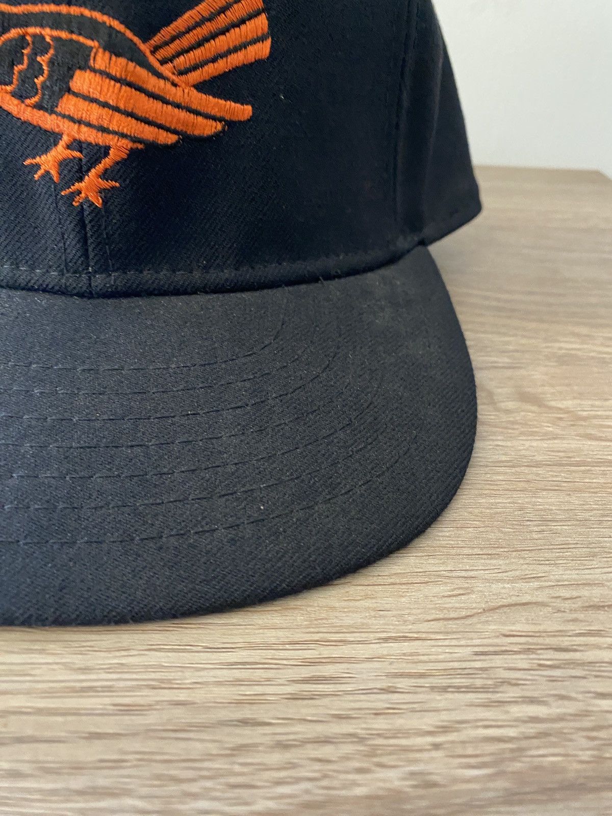 MLB Vintage 80’s Baltimore Orioles Roman Pro Fitted Hat 7 1/2 Size ONE SIZE - 4 Thumbnail