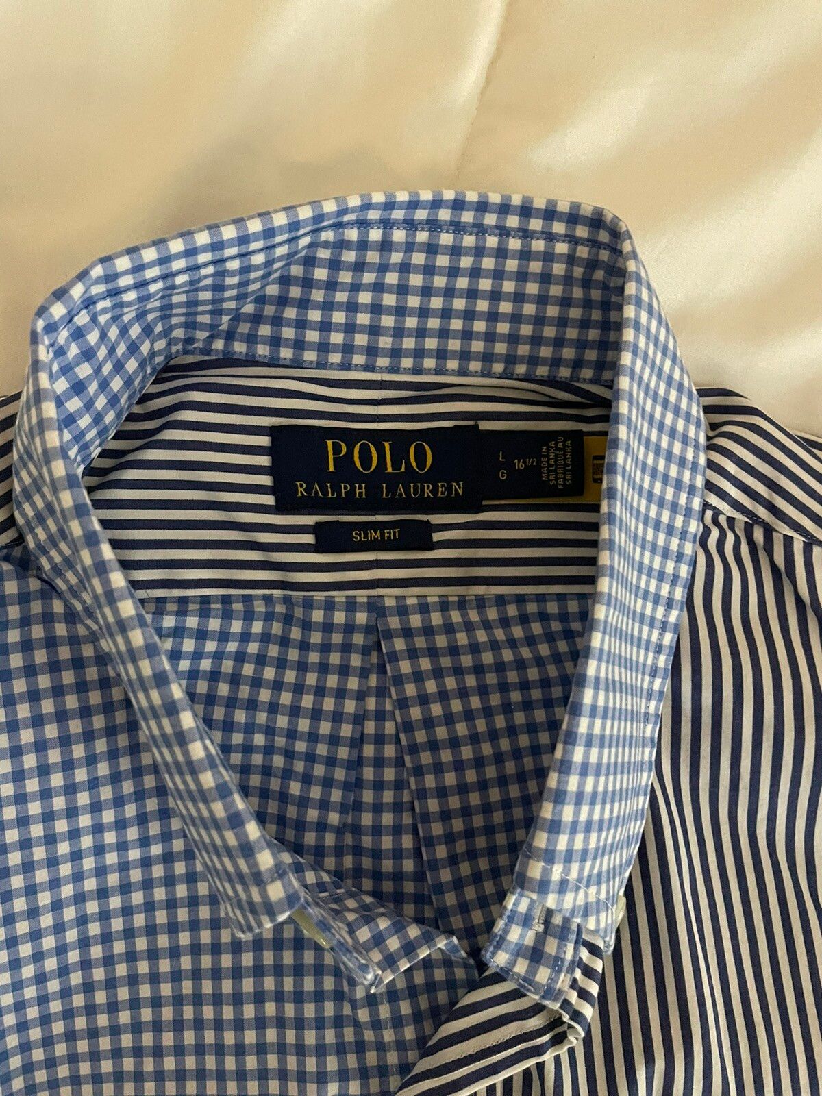 Polo Ralph Lauren Polo Ralph Lauren Patchwork Shirt Size US L / EU 52-54 / 3 - 2 Preview