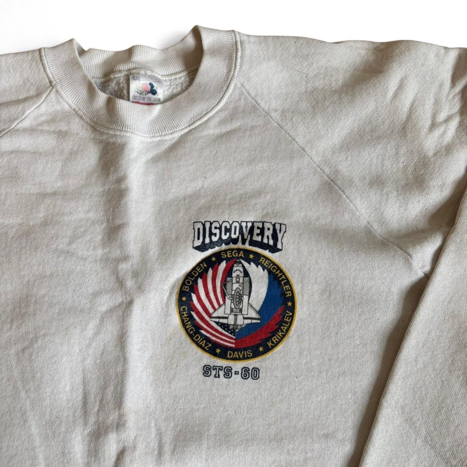 Fruit Of The Loom Vintage Fruit of the Loom Discovery 94 Launch Sweatshirt XXL Size US XXL / EU 58 / 5 - 4 Thumbnail