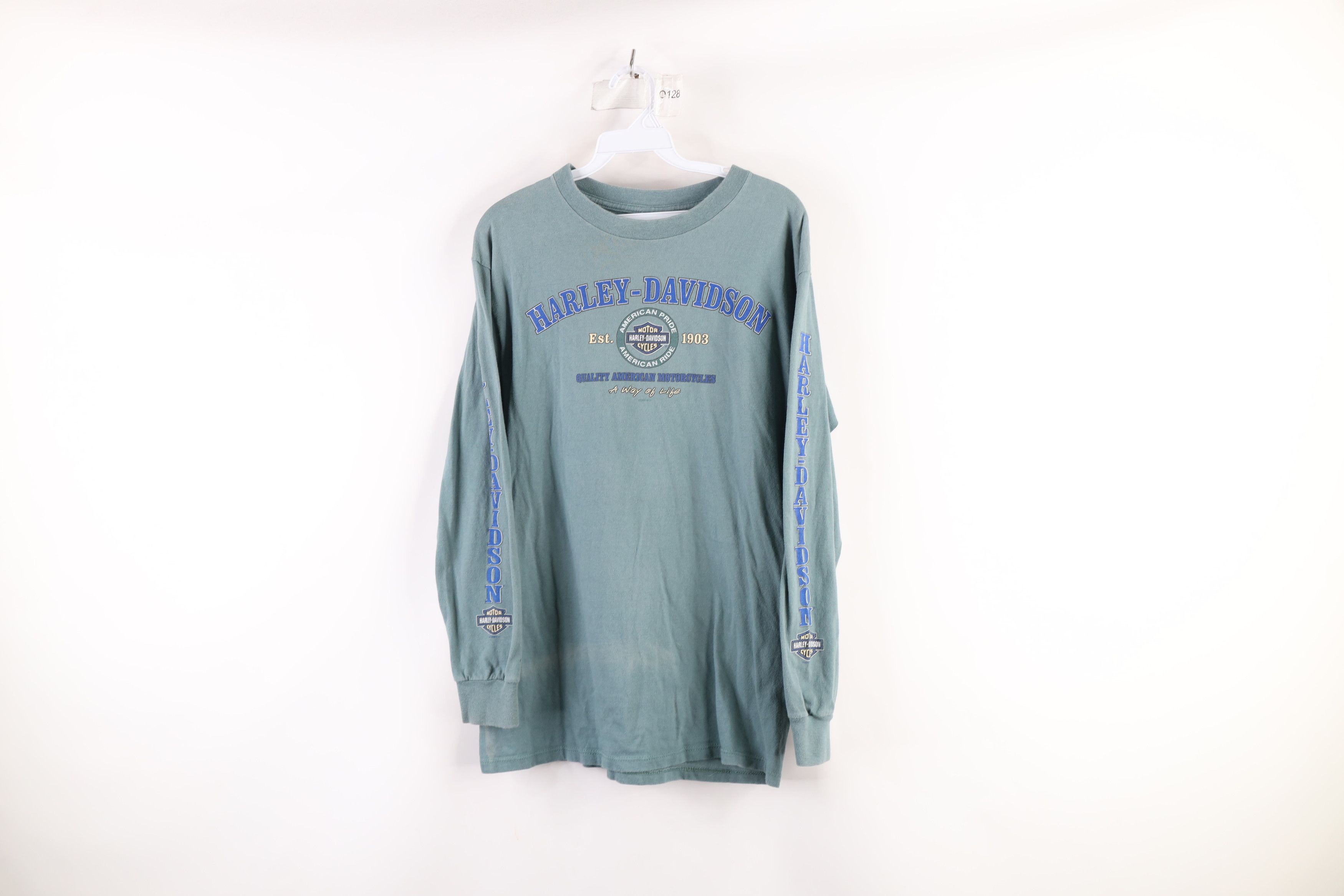 Harley Davidson × Vintage Vintage Y2K 2000 Harley Davidson Out Long Sleeve T-Shirt USA Size US M / EU 48-50 / 2 - 1 Thumbnail