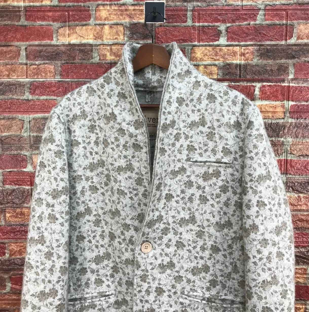 Italia Independent VINTAGE ITALIAN DESIGNER FIVER FLORAL MINIMALIST JACKET Size US M / EU 48-50 / 2 - 4 Thumbnail