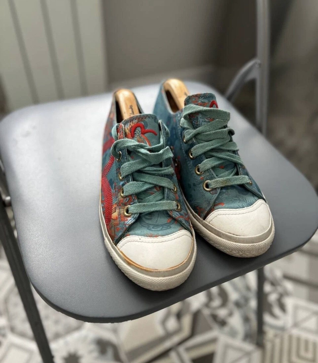 Evisu Evisu Sneakers shoes japanese brand vintage women Size US 10.5 / IT 40.5 - 6 Thumbnail