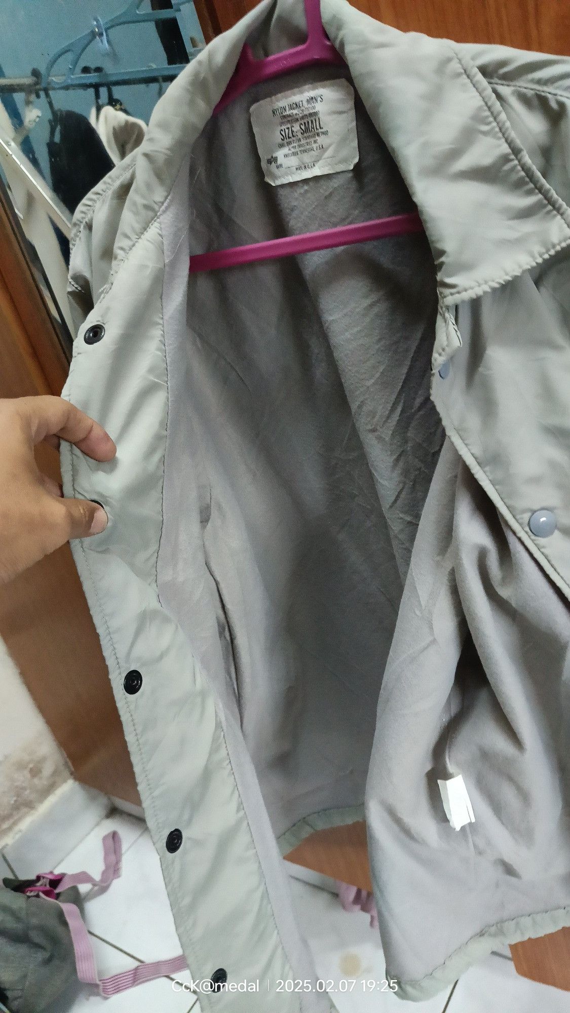 Alpha Industries NYLON JACKET MAN,S APLHA INDUSTRIES INC KNOXVILLE TENNESSEE Size US S / EU 44-46 / 1 - 4 Thumbnail