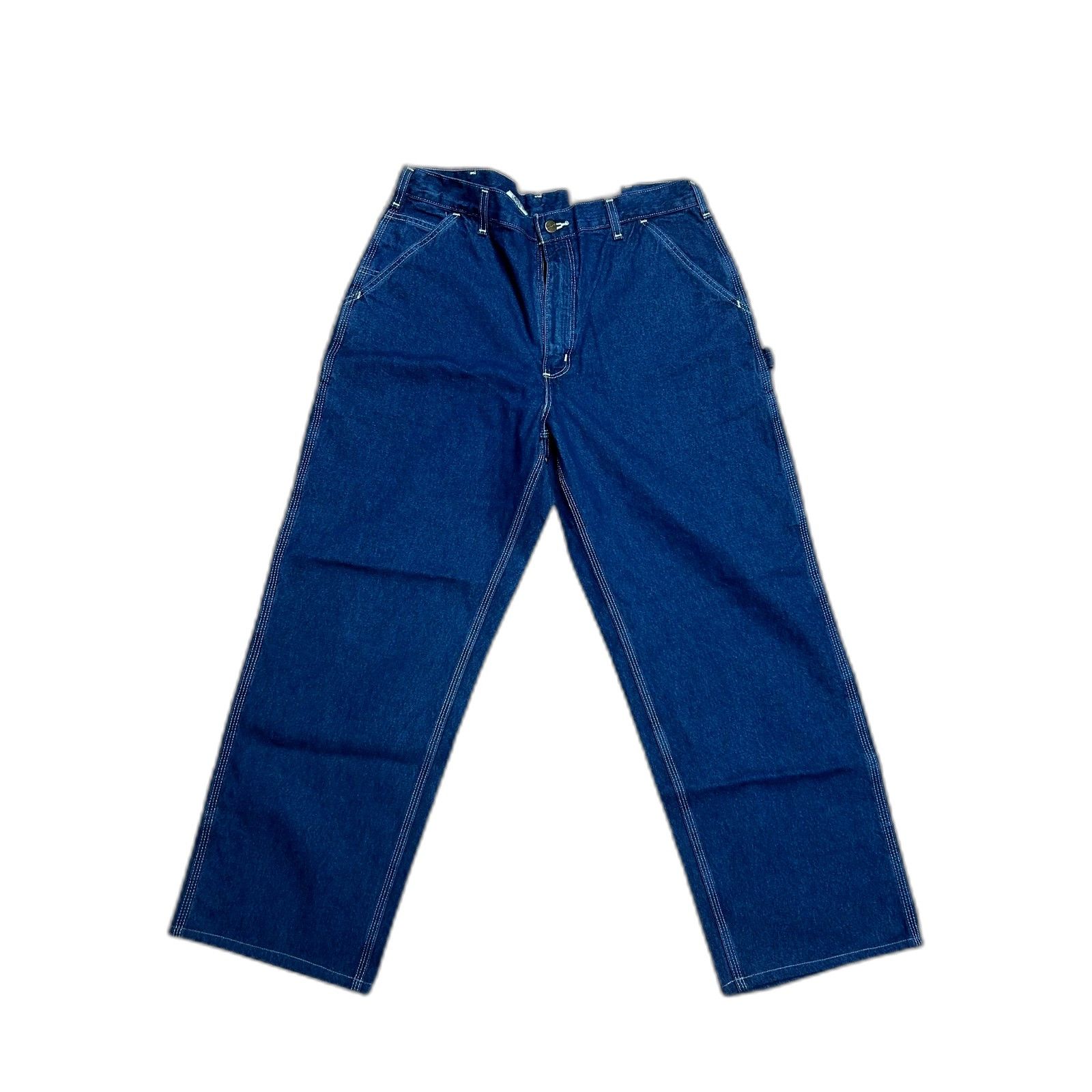 Carhartt Vintage Carhartt Blue Denim Jeans Work Dungaree Original Fit Size US 38 / EU 54 - 4 Thumbnail