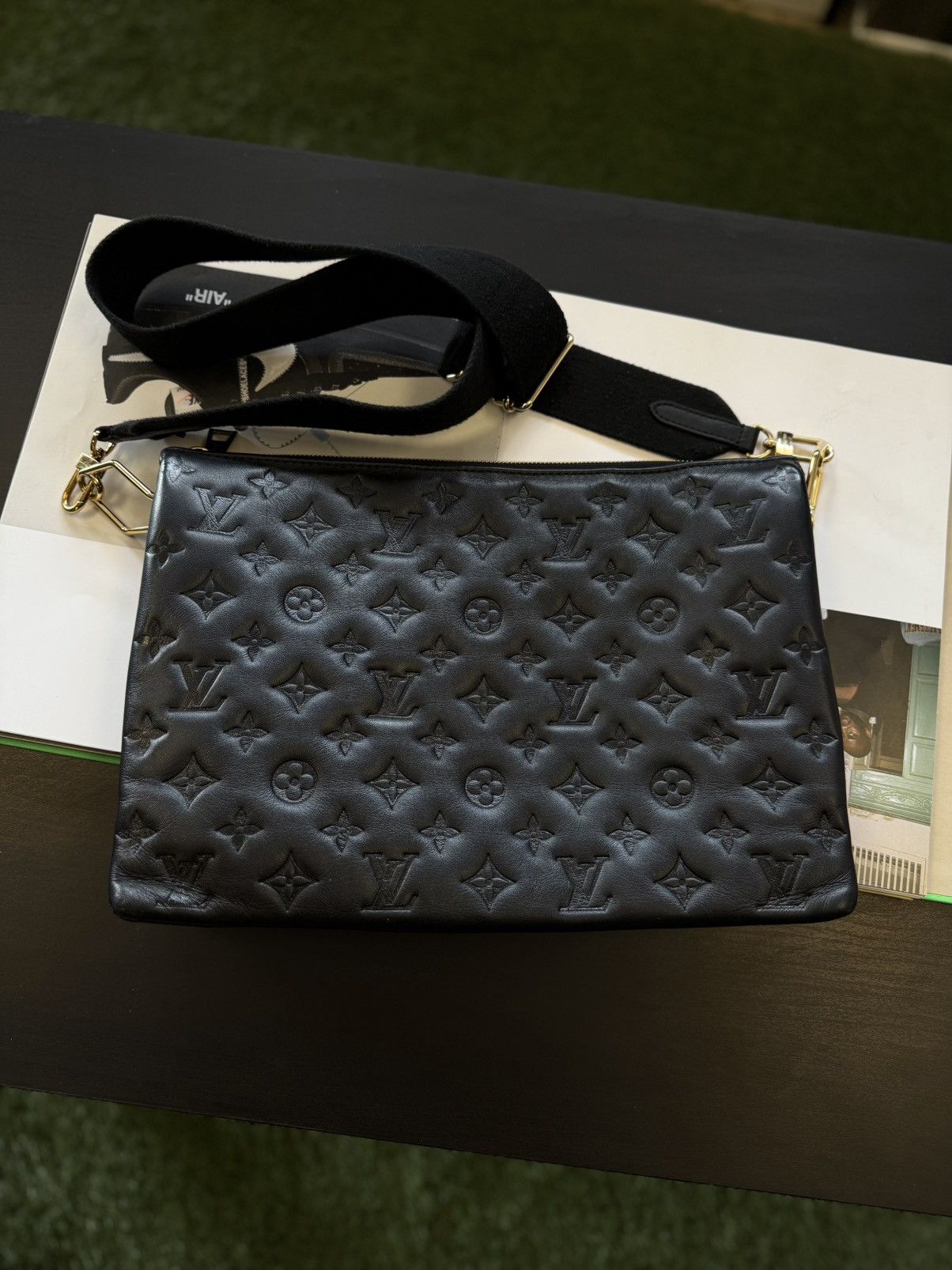 Louis Vuitton Louis Vuitton Coussin MM Purse Black Monogram $5500 Retail Size ONE SIZE - 1 Thumbnail
