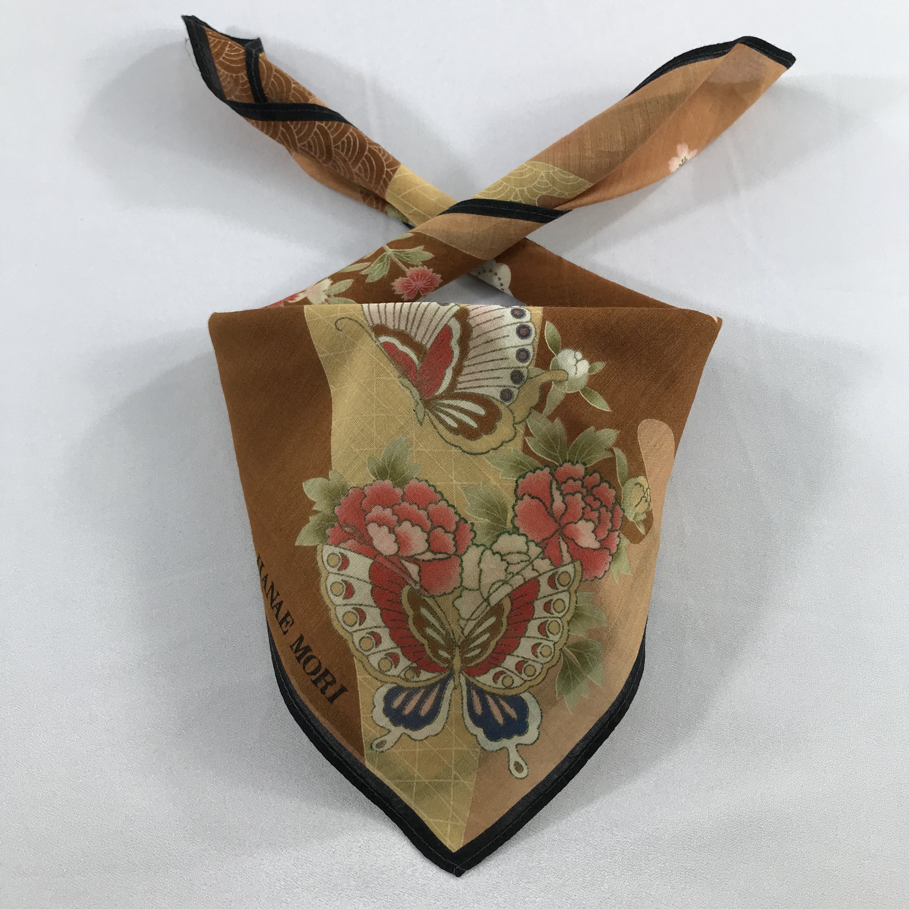 Hanae Mori Hanae Mori Bandana / Handkerchief / Neckerchief - S2546 Size ONE SIZE - 3 Thumbnail